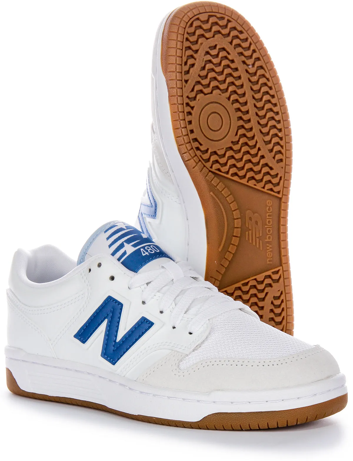 New Balance BB 480 LFB in Weiß Blau Schuhe New Balance