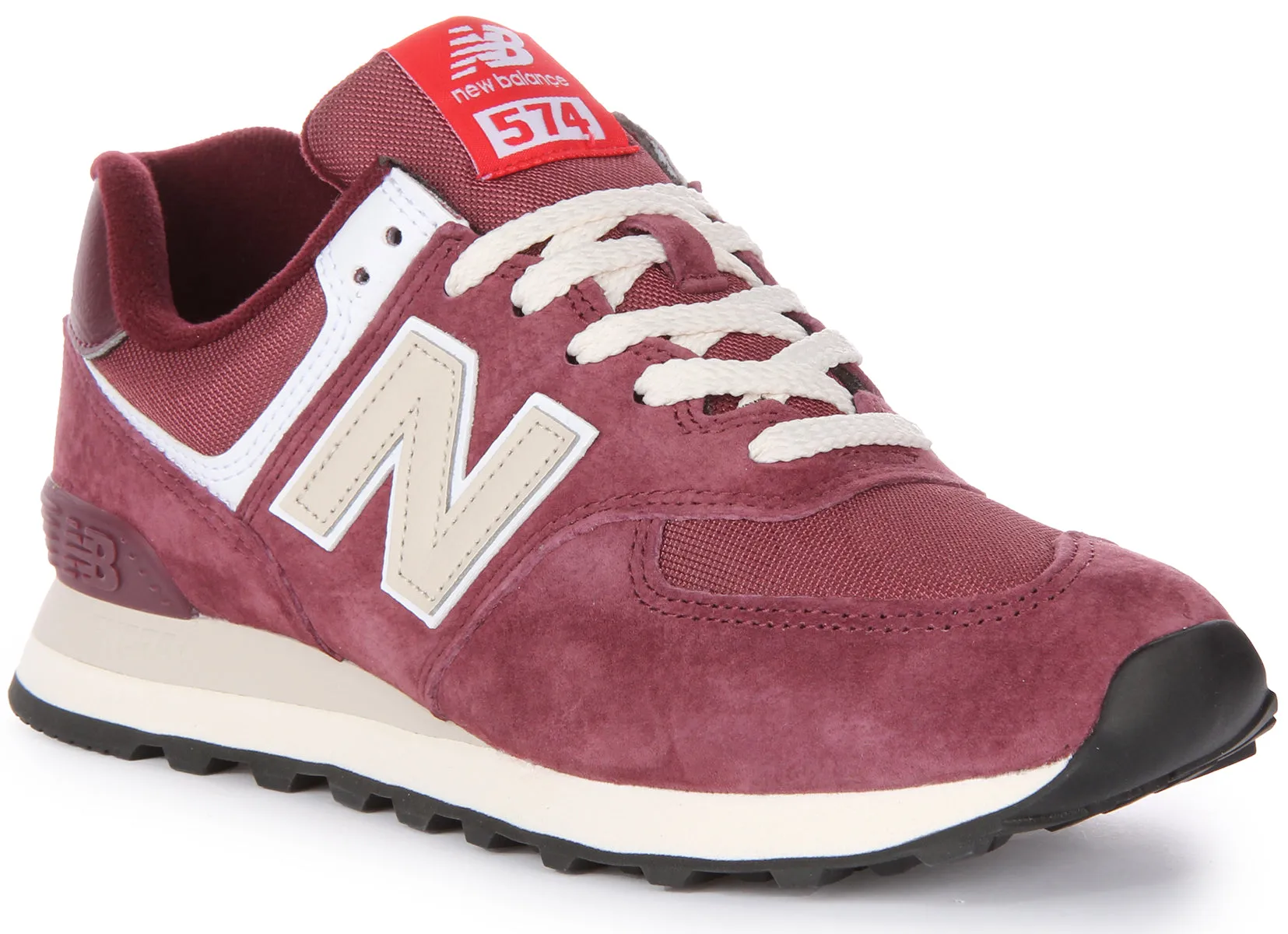 New Balance U574 HMG Schuhe in Burgunderrot