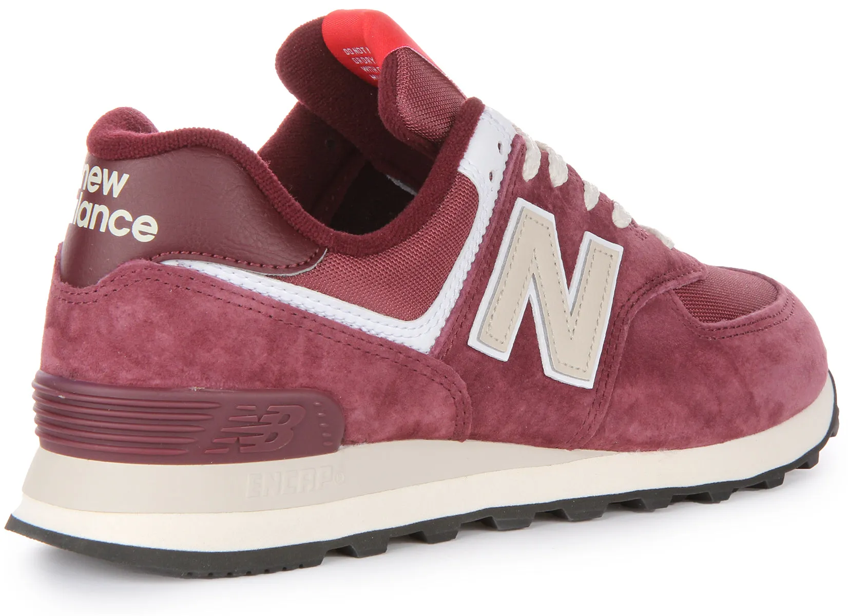 New Balance U574 HMG Schuhe in Burgunderrot