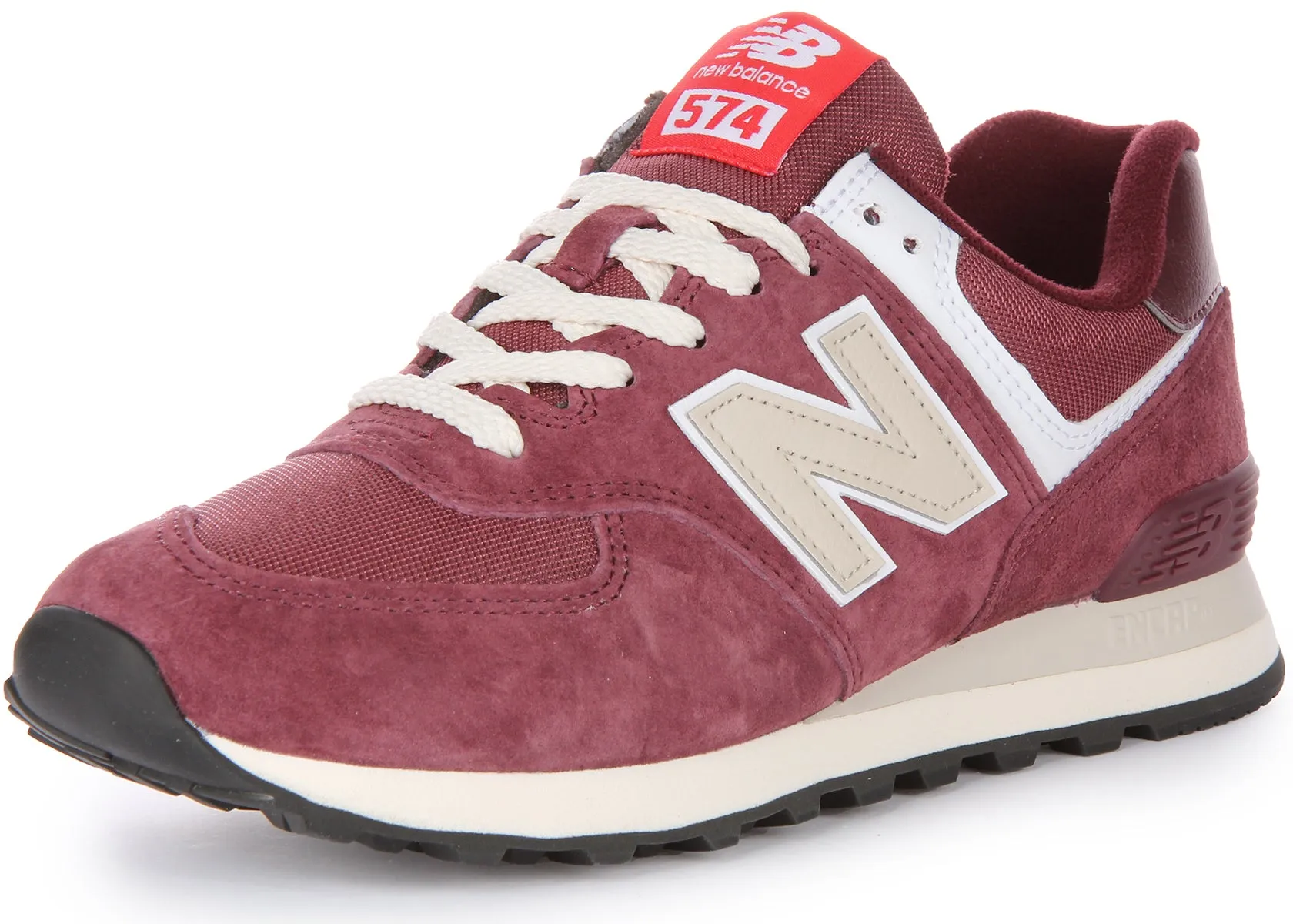 New Balance U574 HMG Schuhe in Burgunderrot