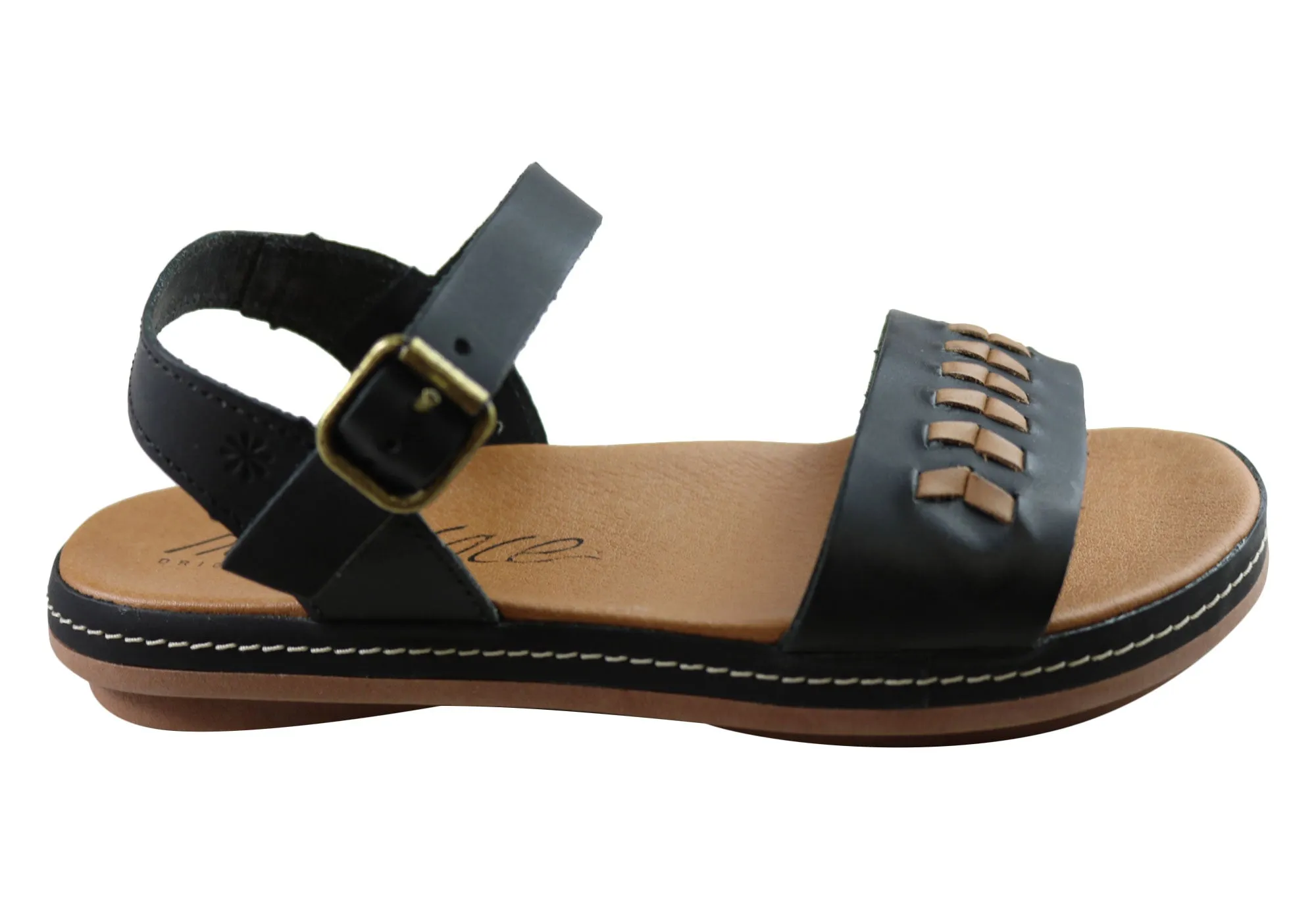 New Face Paradise Damen Bequeme Ledersandalen Hergestellt in Brasilien New Face Schuhe