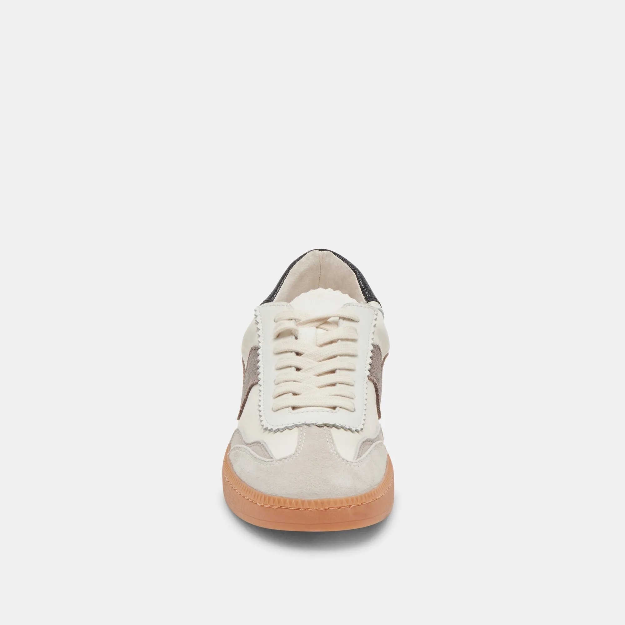 HINWEIS SNEAKERS WEIß GRAU LEDER