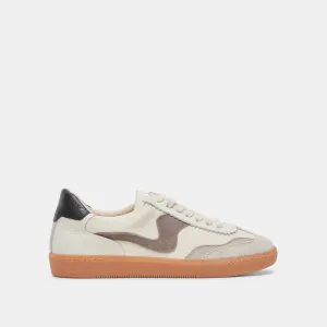 HINWEIS SNEAKERS WEIß GRAU LEDER