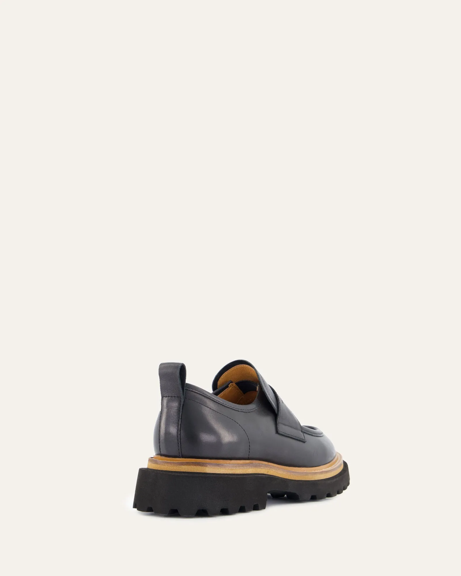 OBI LOAFERS SCHWARZES LEDER