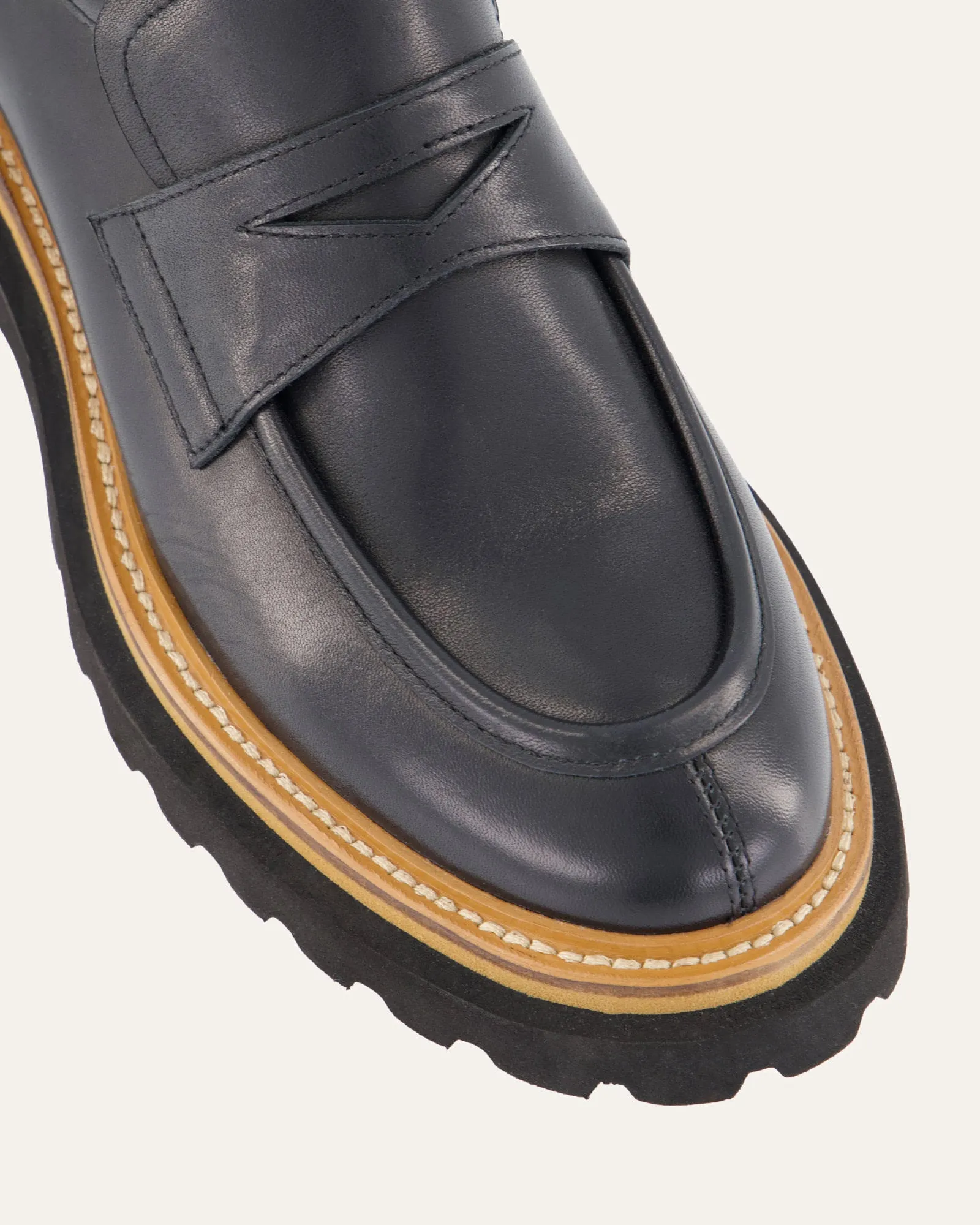 OBI LOAFERS SCHWARZES LEDER