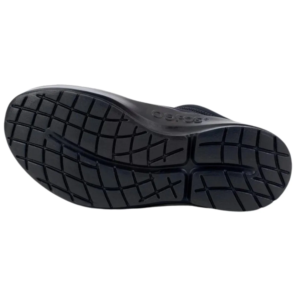 OOFOS Herren OOcoozie Sport Pantoffel Schwarz Mesh