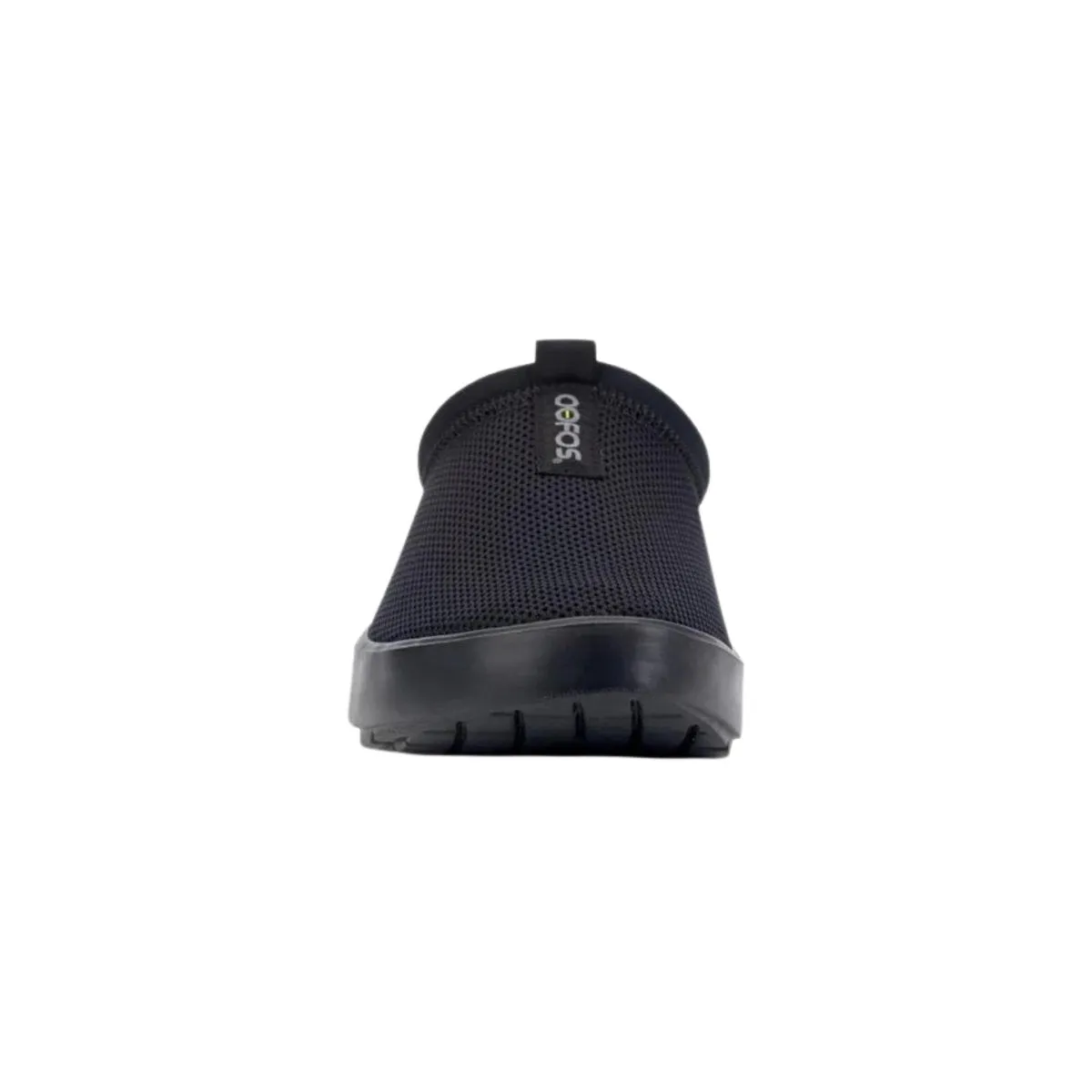 OOFOS Herren OOcoozie Sport Pantoffel Schwarz Mesh