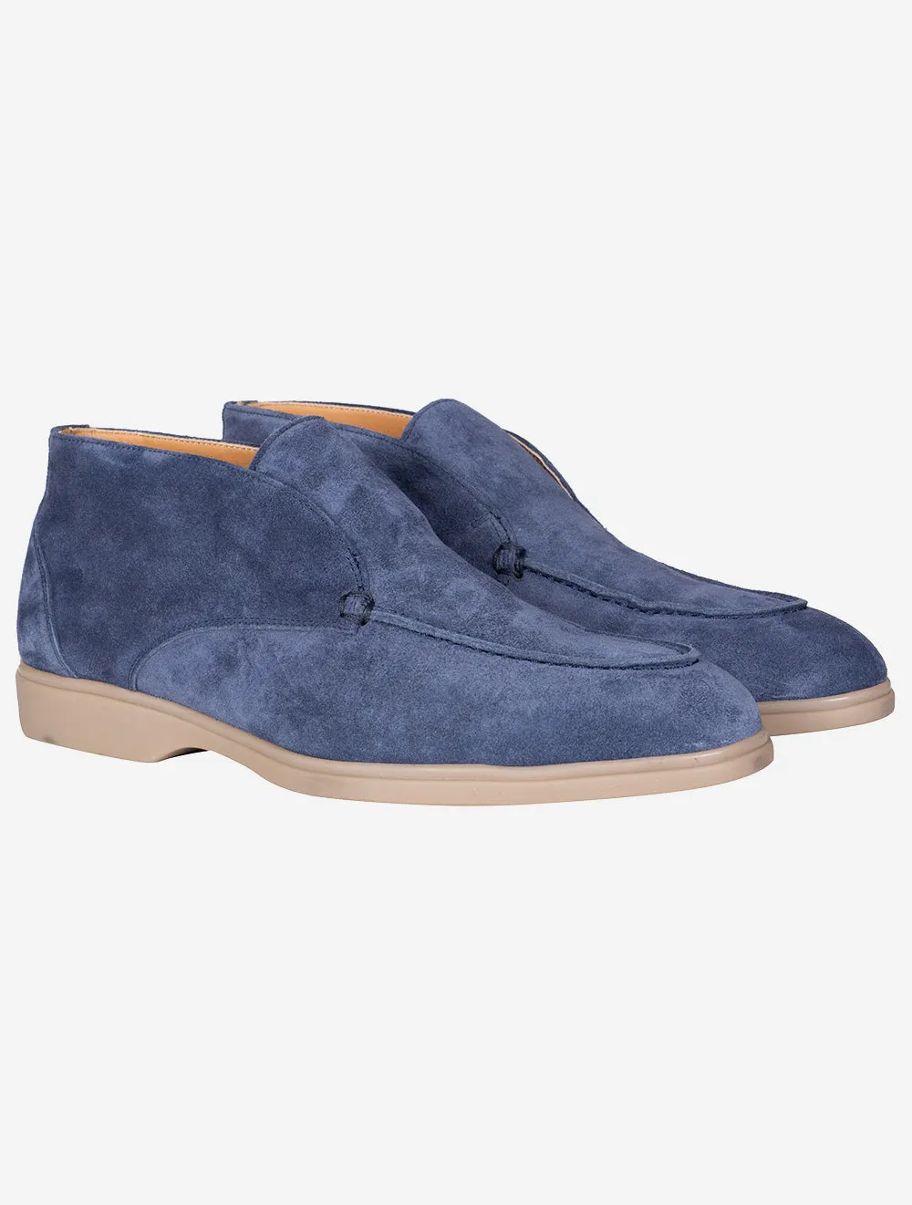 Offener Gehstiefel Blau