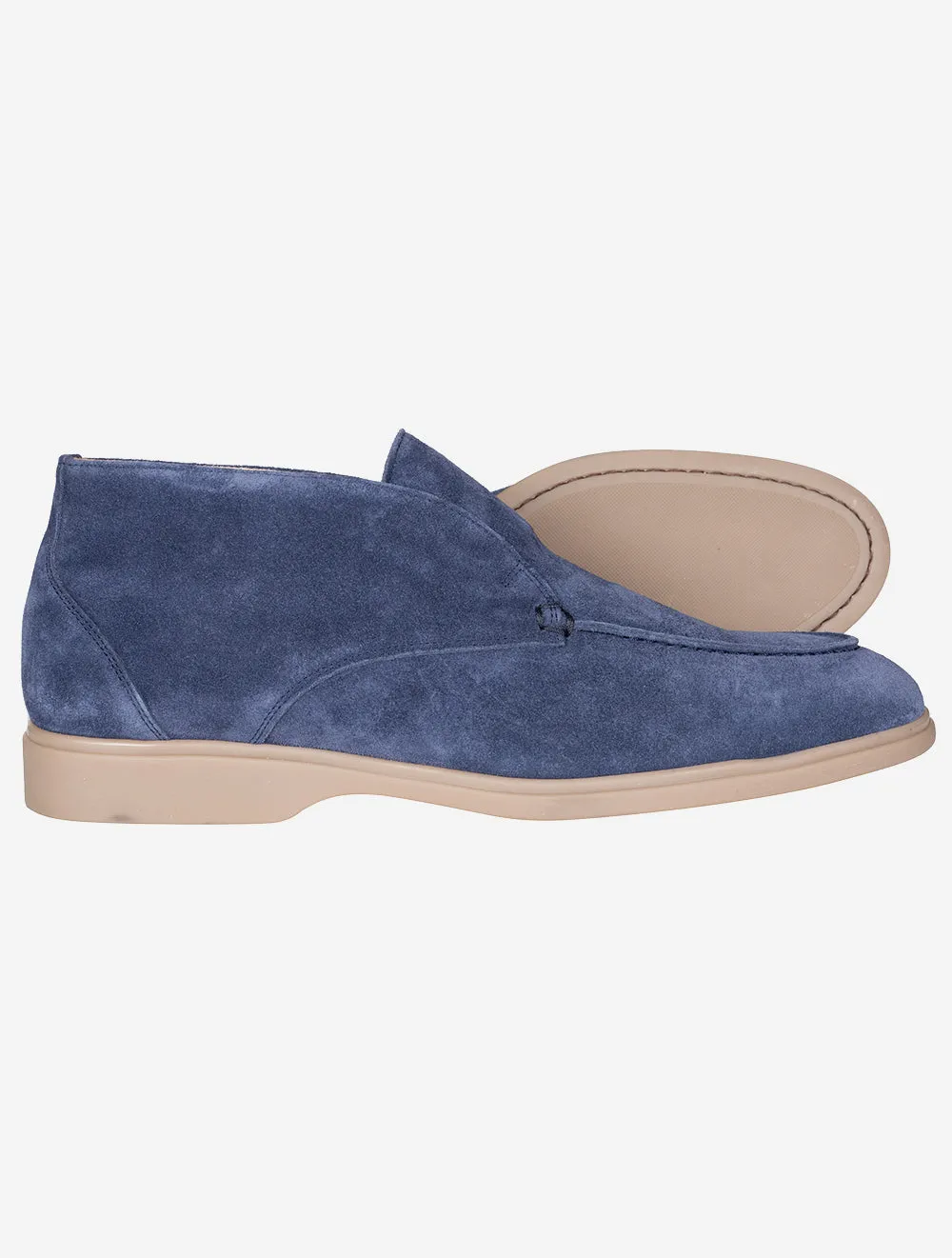 Offener Gehstiefel Blau