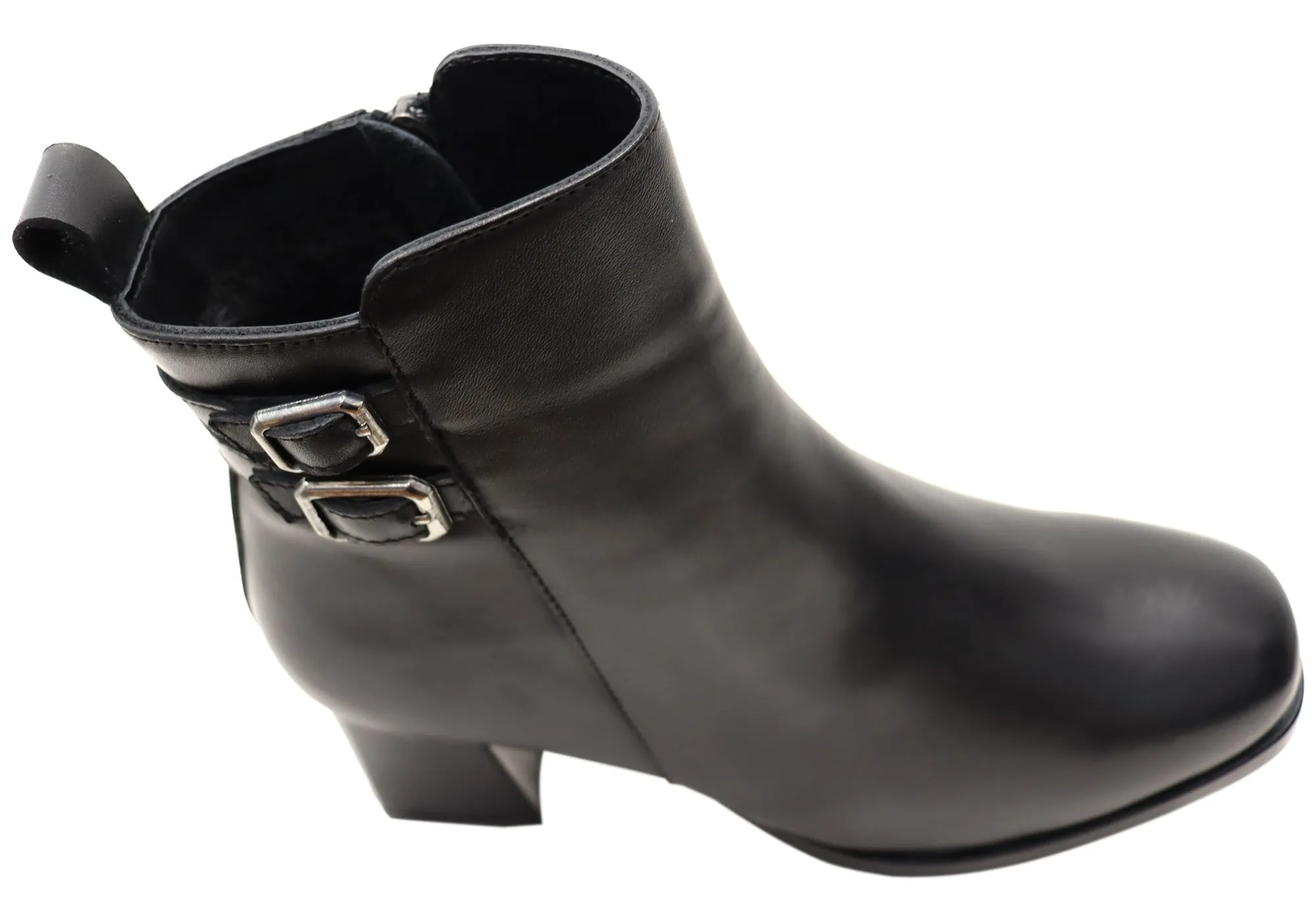 Orizonte Astara Damen Europäische Bequeme Leder Knöchelstiefel Orizonte Schuhe
