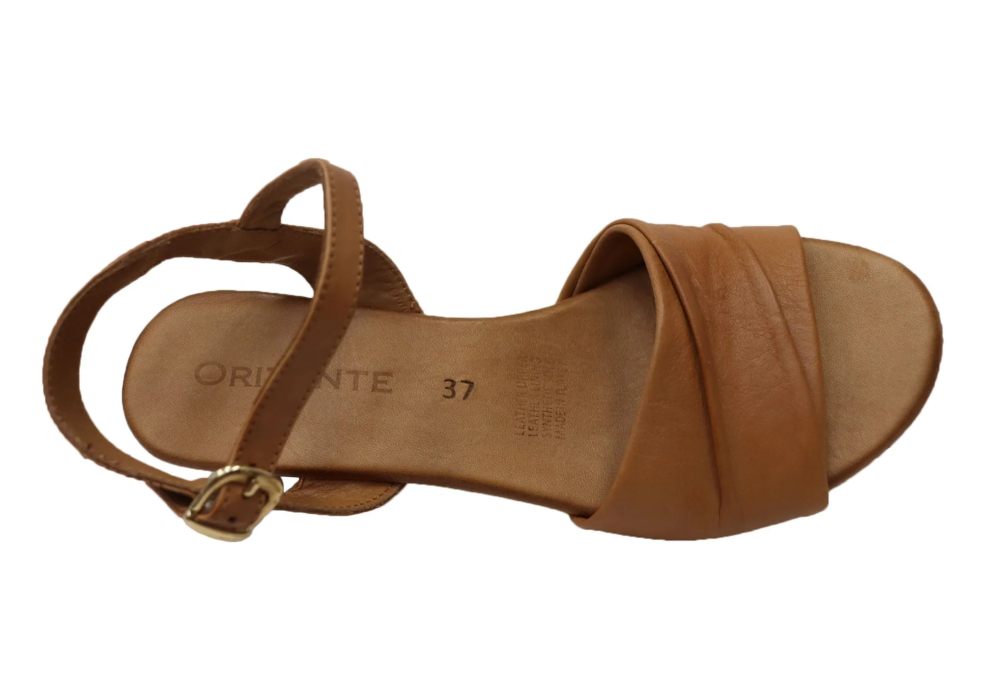 Orizonte Brooklen Damen Bequeme Europäische Ledersandalen Orizonte Schuhe