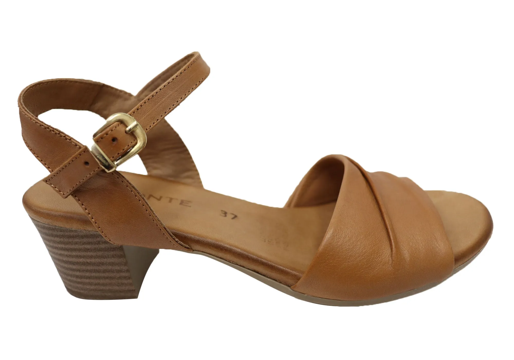 Orizonte Brooklen Damen Bequeme Europäische Ledersandalen Orizonte Schuhe