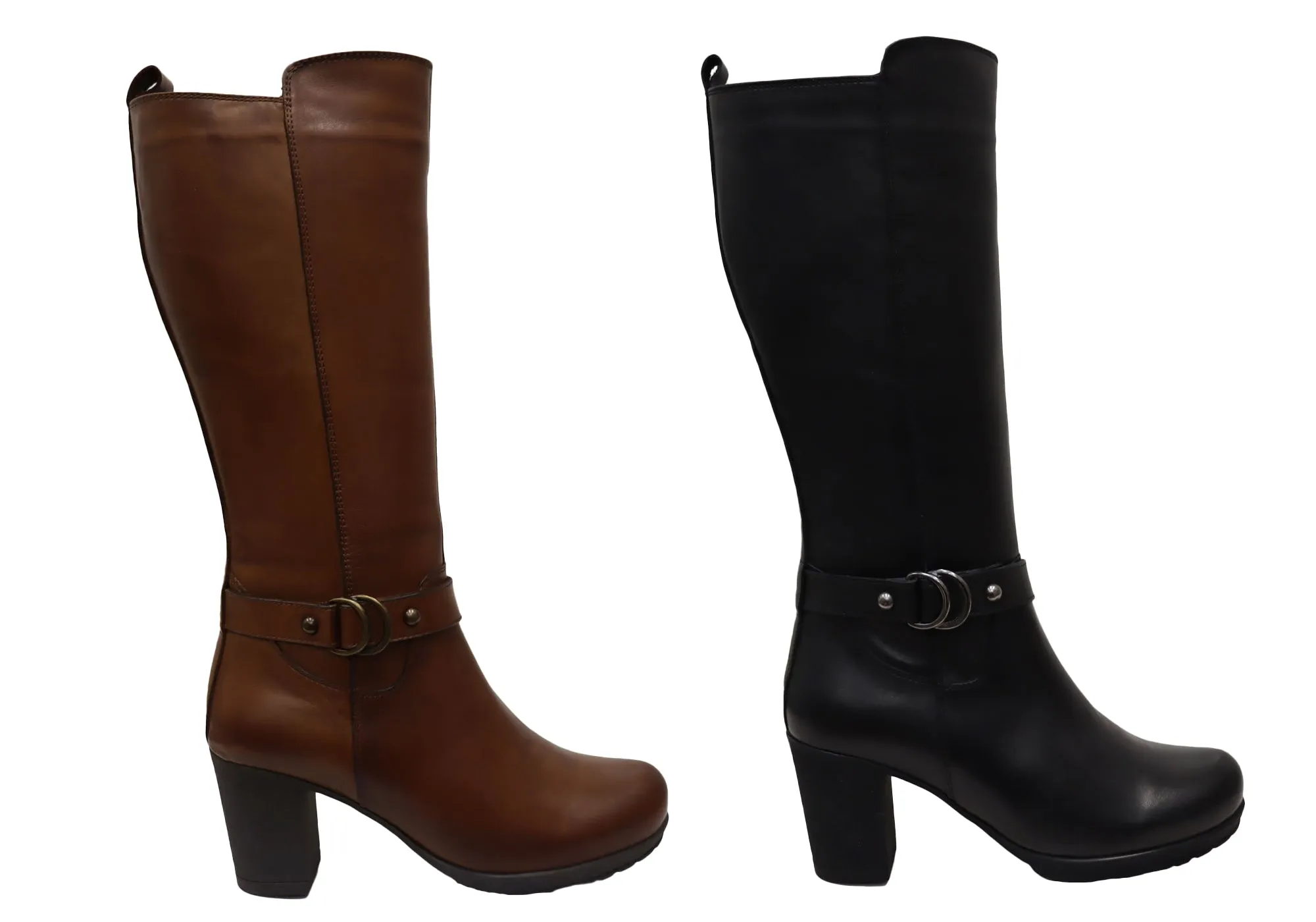 Orizonte Cadby Damen Europäische Bequeme Leder Stiefel Kniehohe Stiefel Orizonte Schuhe