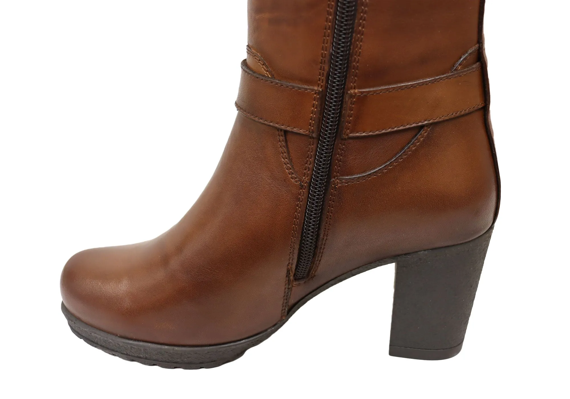 Orizonte Cadby Damen Europäische Bequeme Leder Stiefel Kniehohe Stiefel Orizonte Schuhe