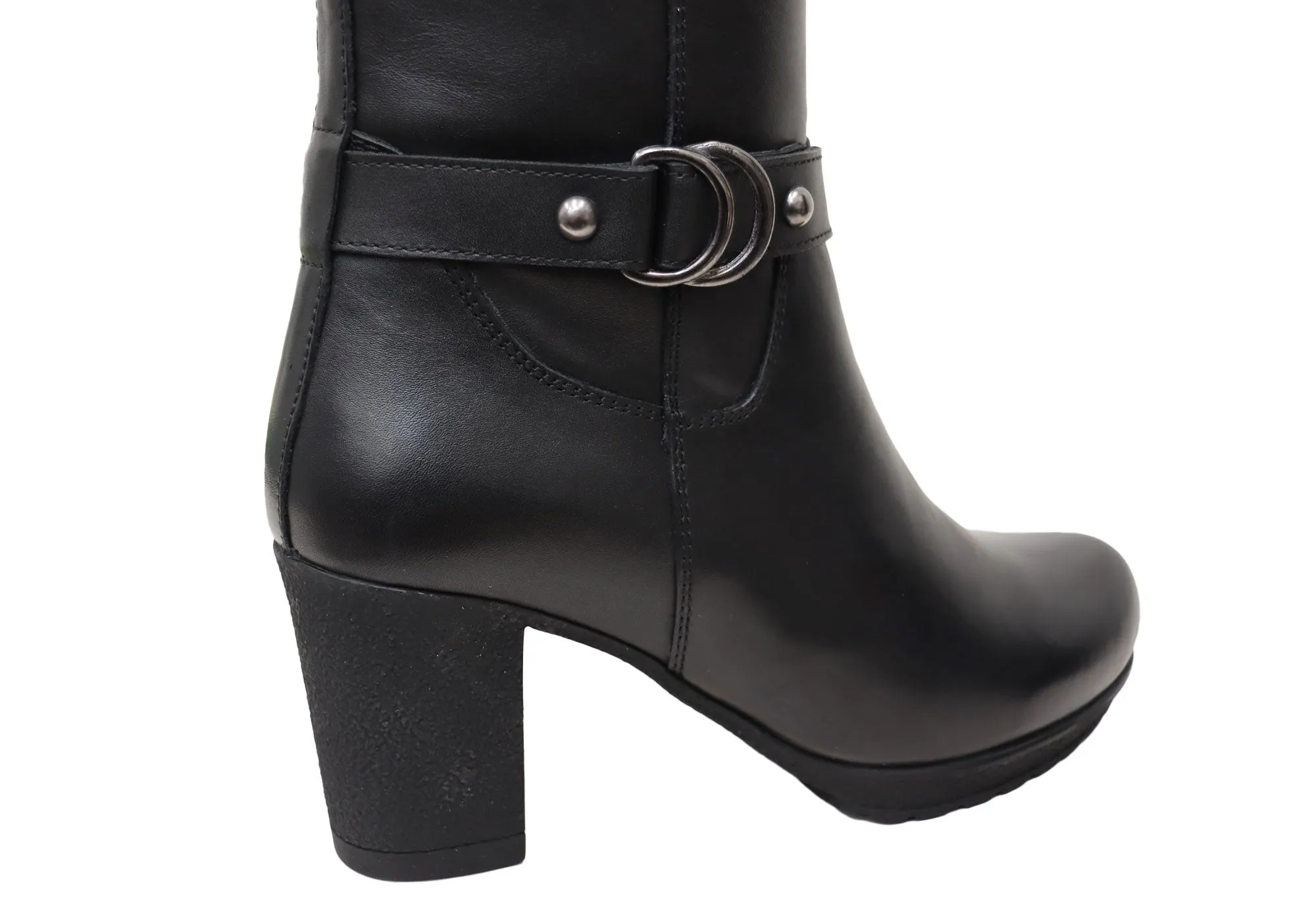 Orizonte Cadby Damen Europäische Bequeme Leder Stiefel Kniehohe Stiefel Orizonte Schuhe