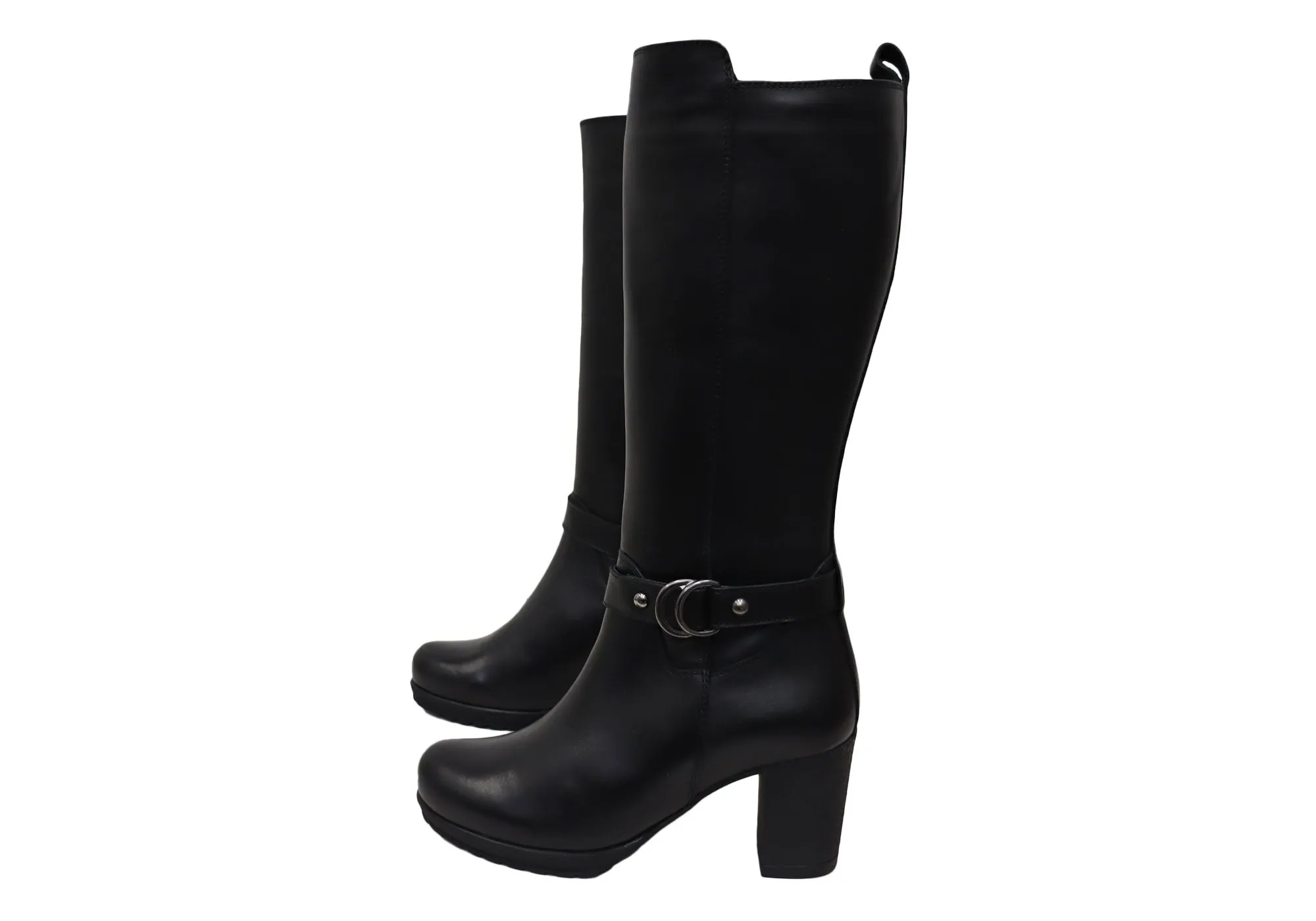 Orizonte Cadby Damen Europäische Bequeme Leder Stiefel Kniehohe Stiefel Orizonte Schuhe