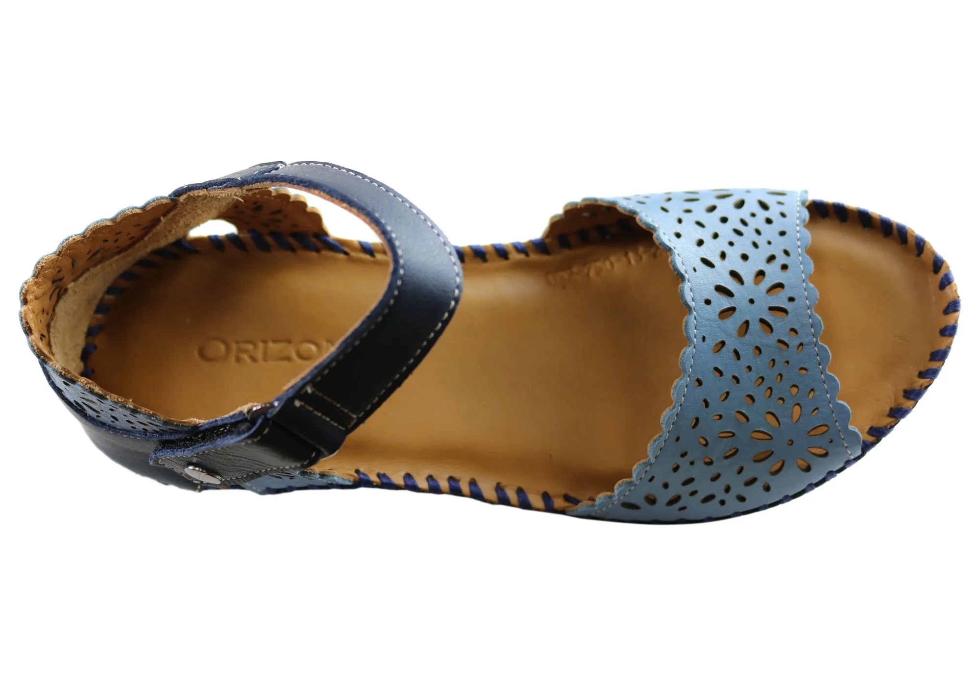 Orizonte Franni Damen Europäische Bequeme Keilabsatz Sandalen Orizonte Schuhe