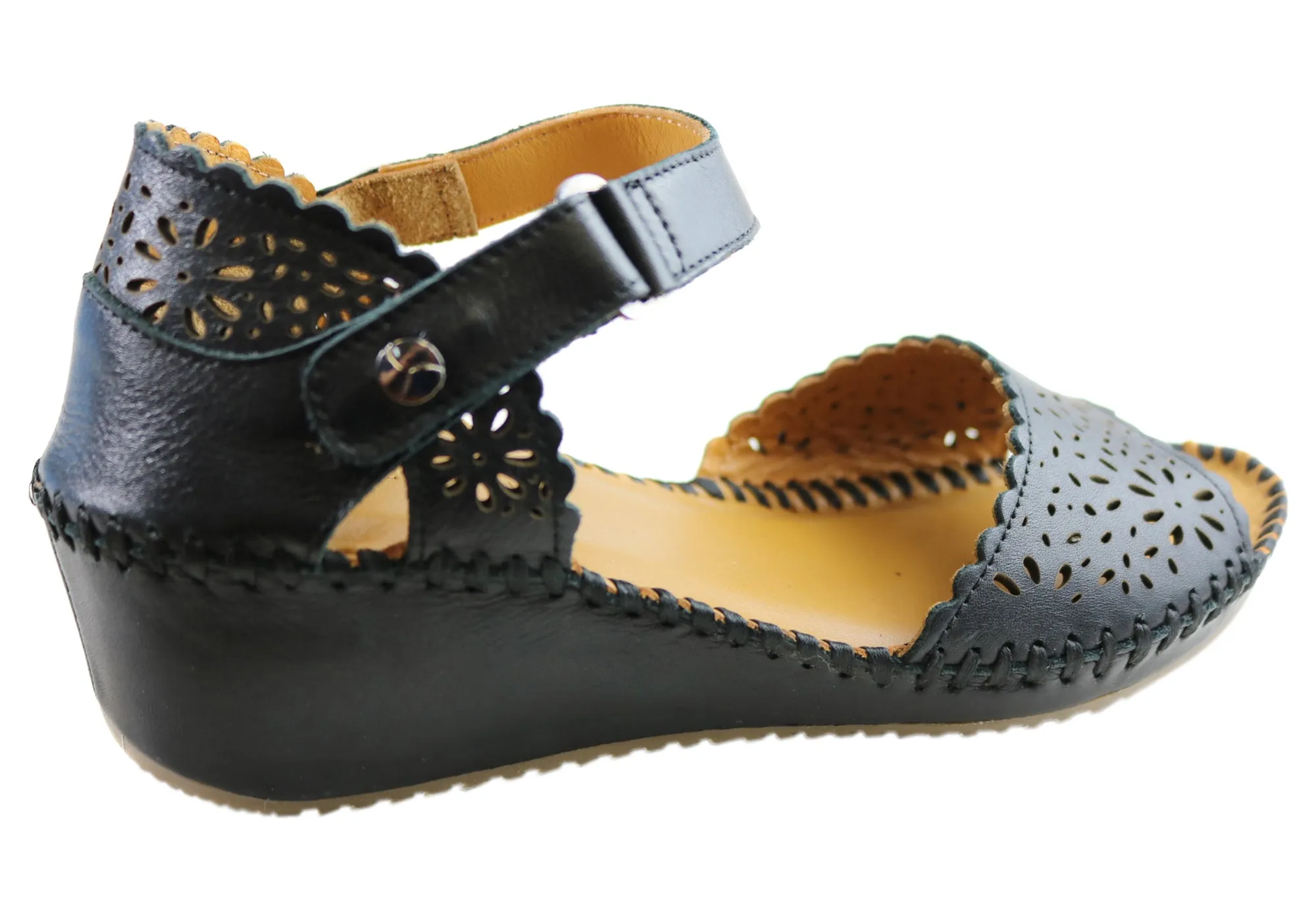 Orizonte Franni Damen Europäische Bequeme Keilabsatz Sandalen Orizonte Schuhe