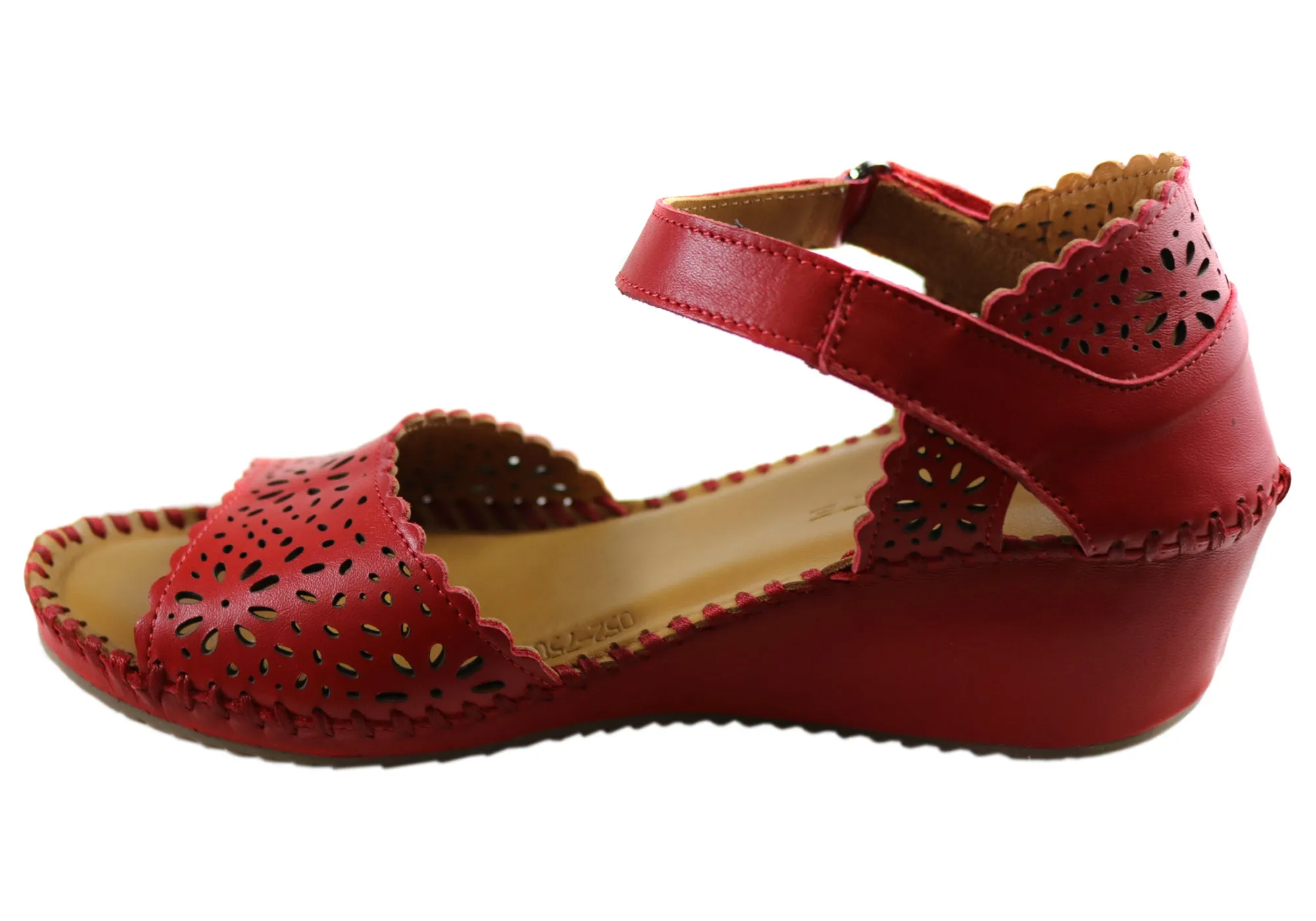 Orizonte Franni Damen Europäische Bequeme Keilabsatz Sandalen Orizonte Schuhe