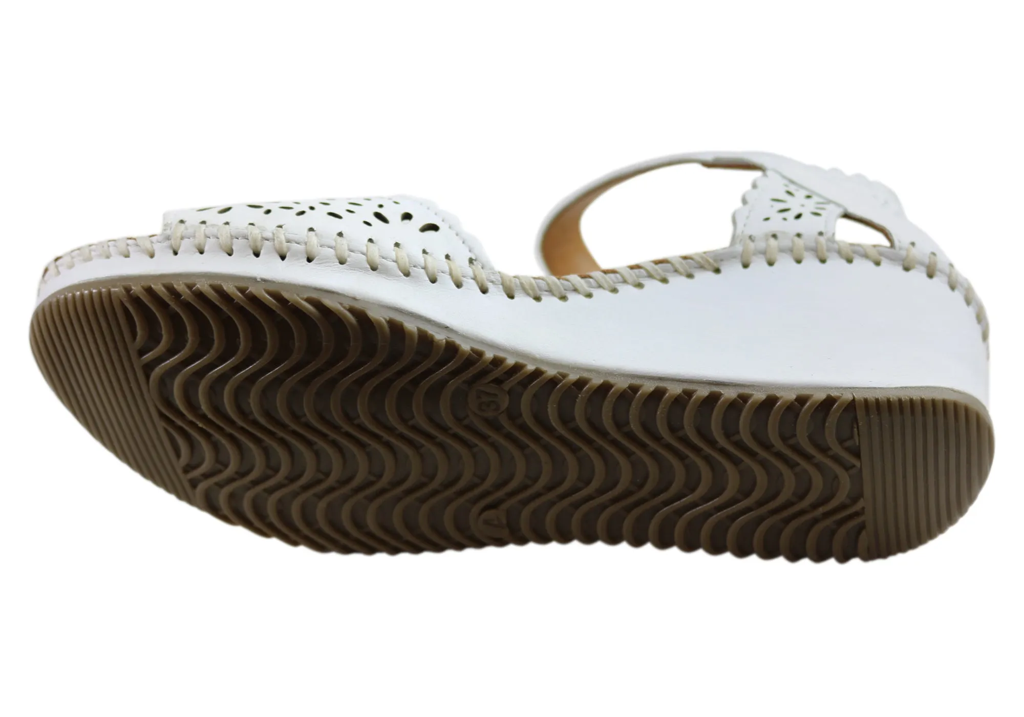 Orizonte Franni Damen Europäische Bequeme Keilabsatz Sandalen Orizonte Schuhe