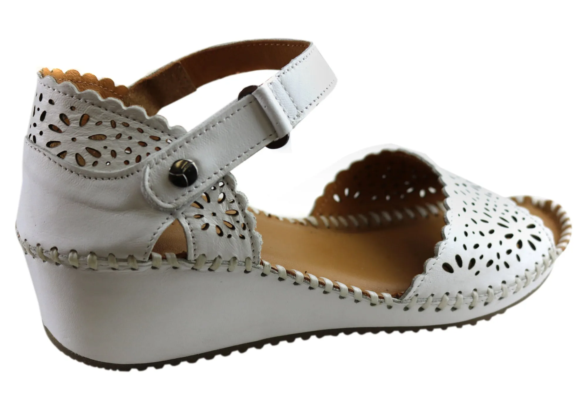 Orizonte Franni Damen Europäische Bequeme Keilabsatz Sandalen Orizonte Schuhe