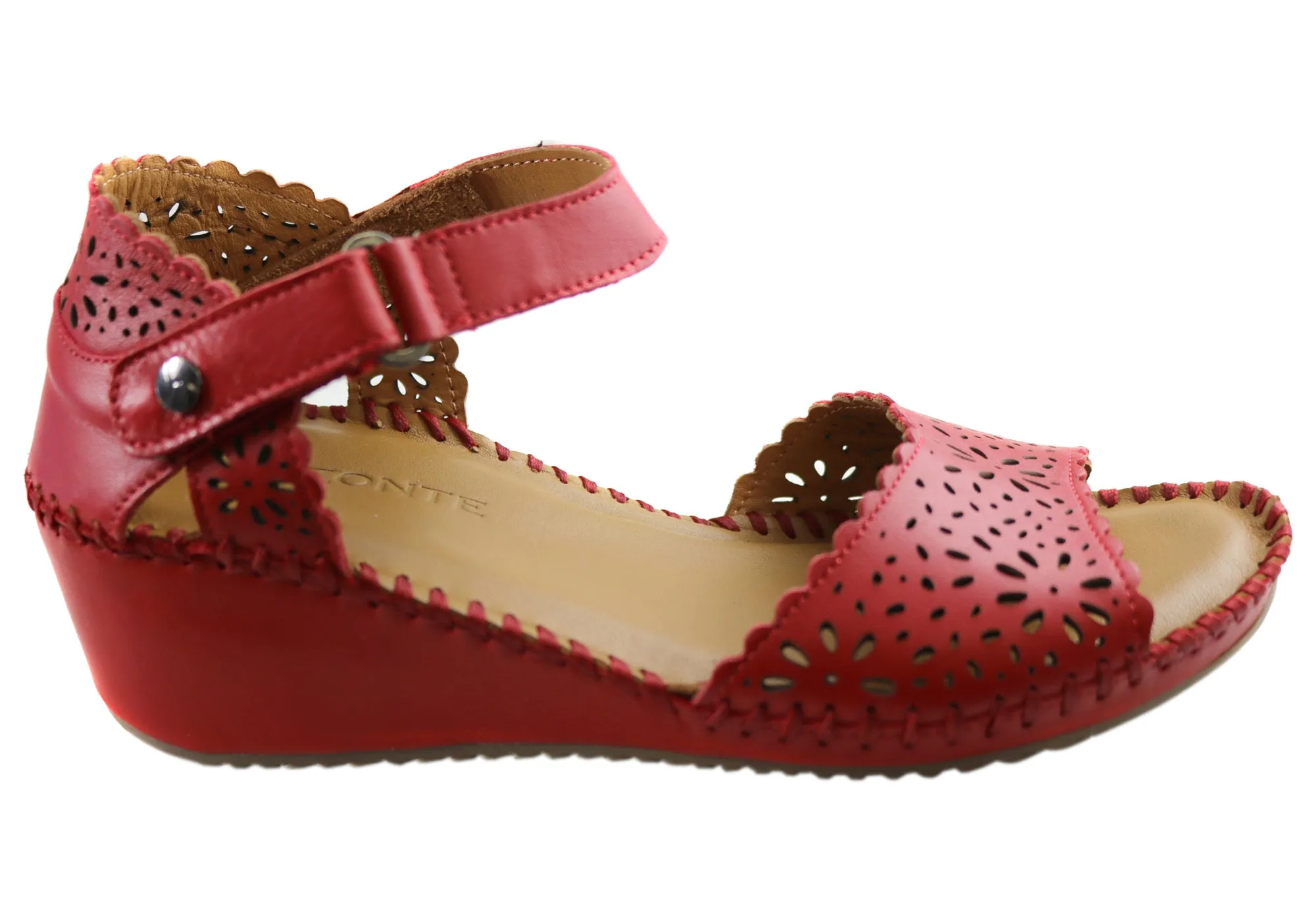 Orizonte Franni Damen Europäische Bequeme Keilabsatz Sandalen Orizonte Schuhe