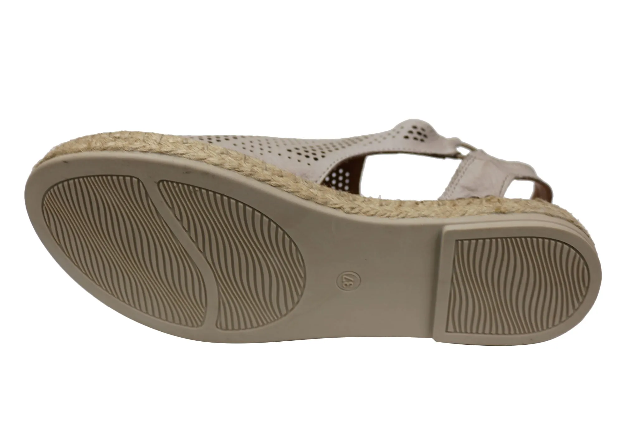 Orizonte Katrina Damen Europäische Leder Bequeme Espadrille Sandalen Orizonte Schuhe