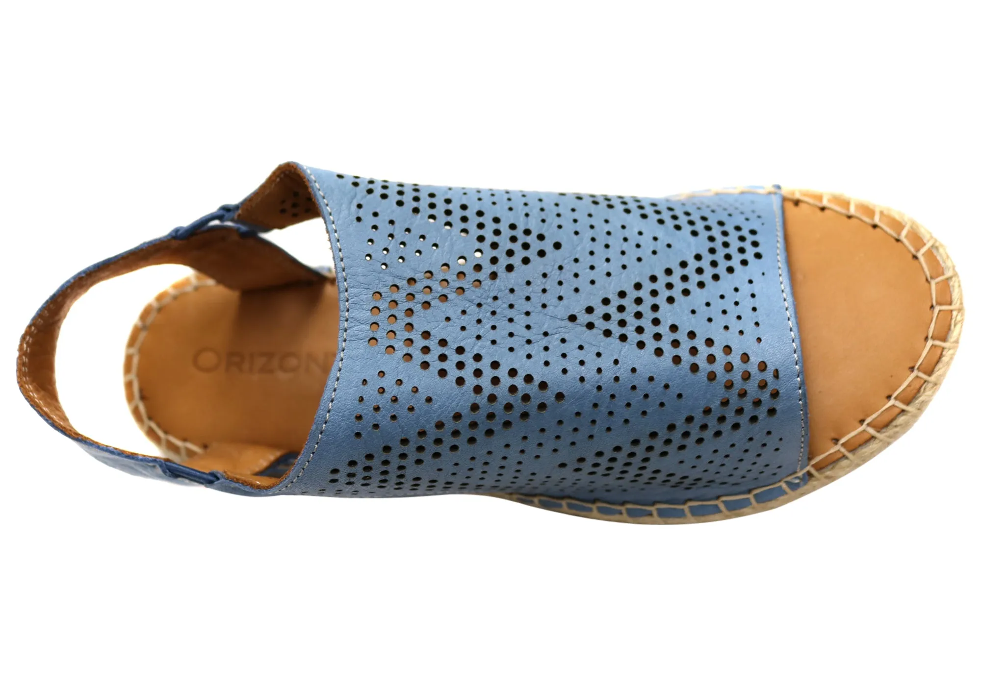Orizonte Katrina Damen Europäische Leder Bequeme Espadrille Sandalen Orizonte Schuhe