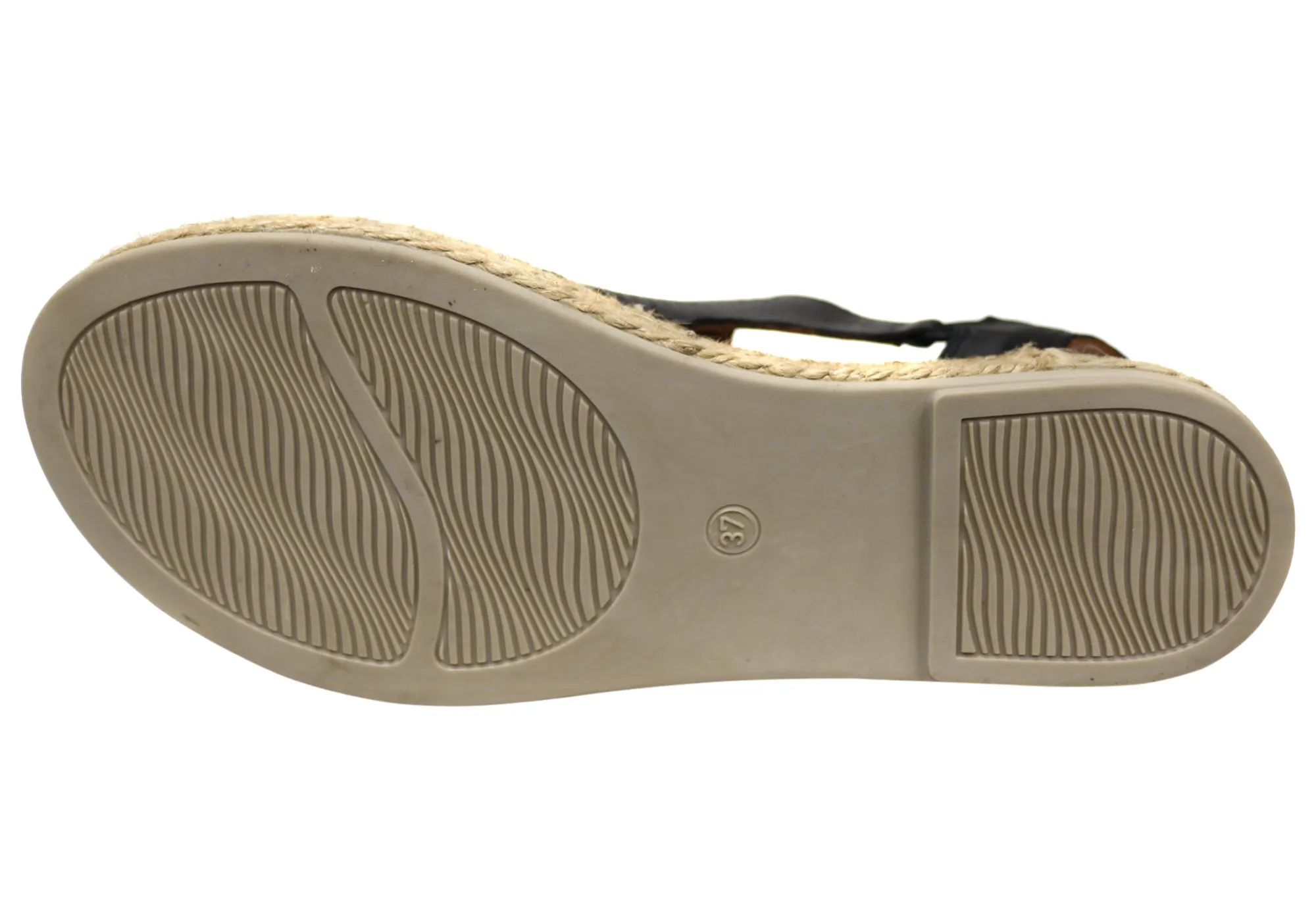 Orizonte Katrina Damen Europäische Leder Bequeme Espadrille Sandalen Orizonte Schuhe
