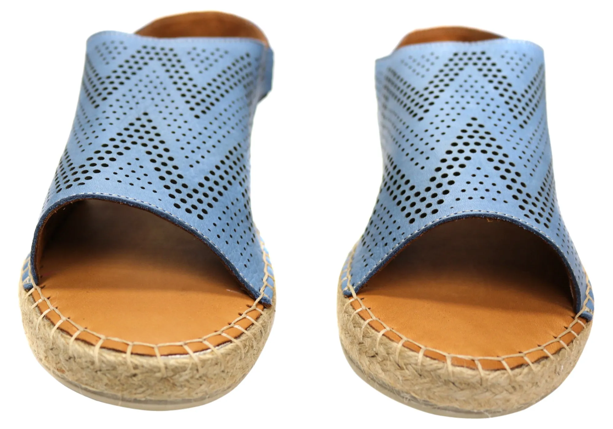 Orizonte Katrina Damen Europäische Leder Bequeme Espadrille Sandalen Orizonte Schuhe