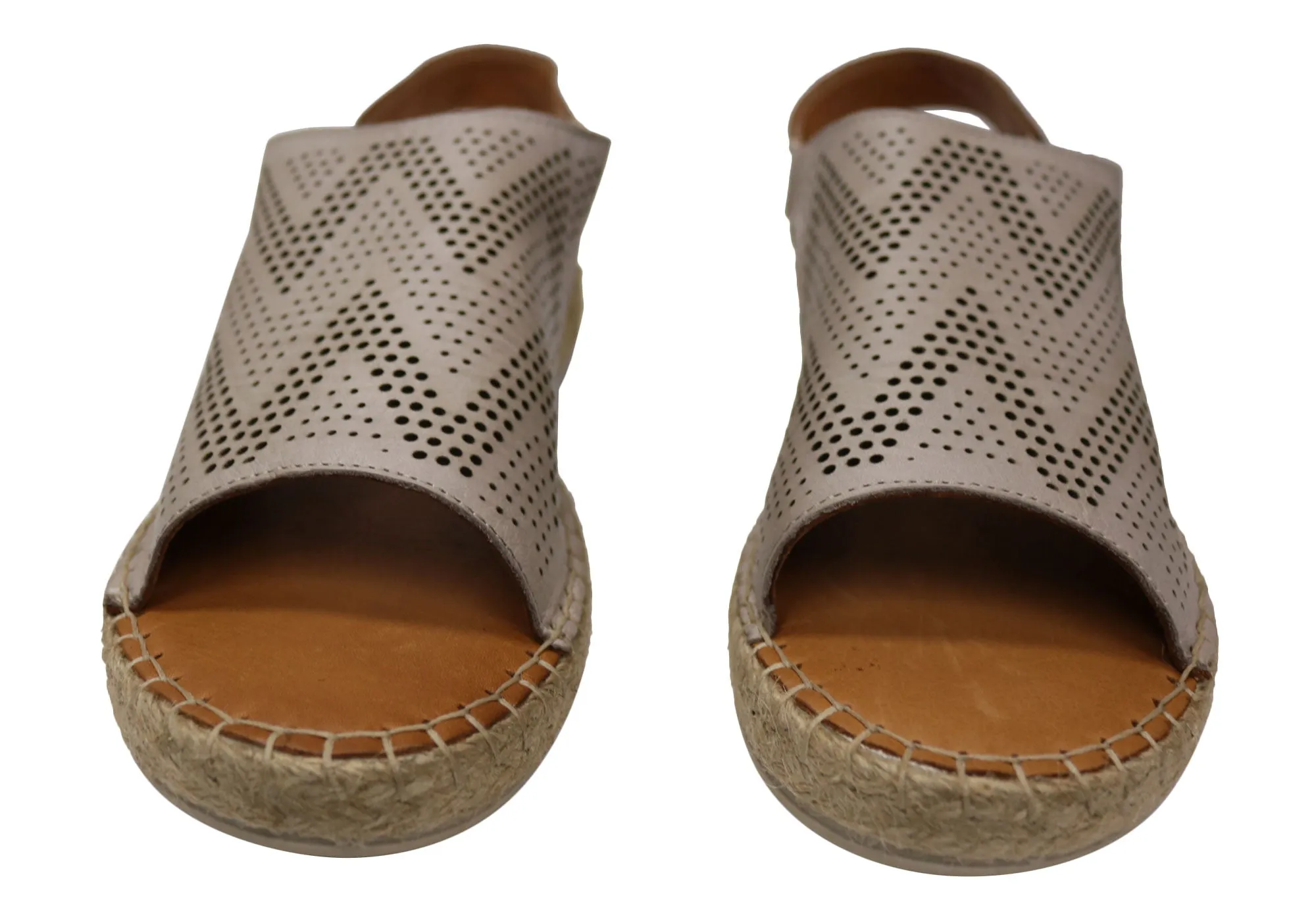 Orizonte Katrina Damen Europäische Leder Bequeme Espadrille Sandalen Orizonte Schuhe