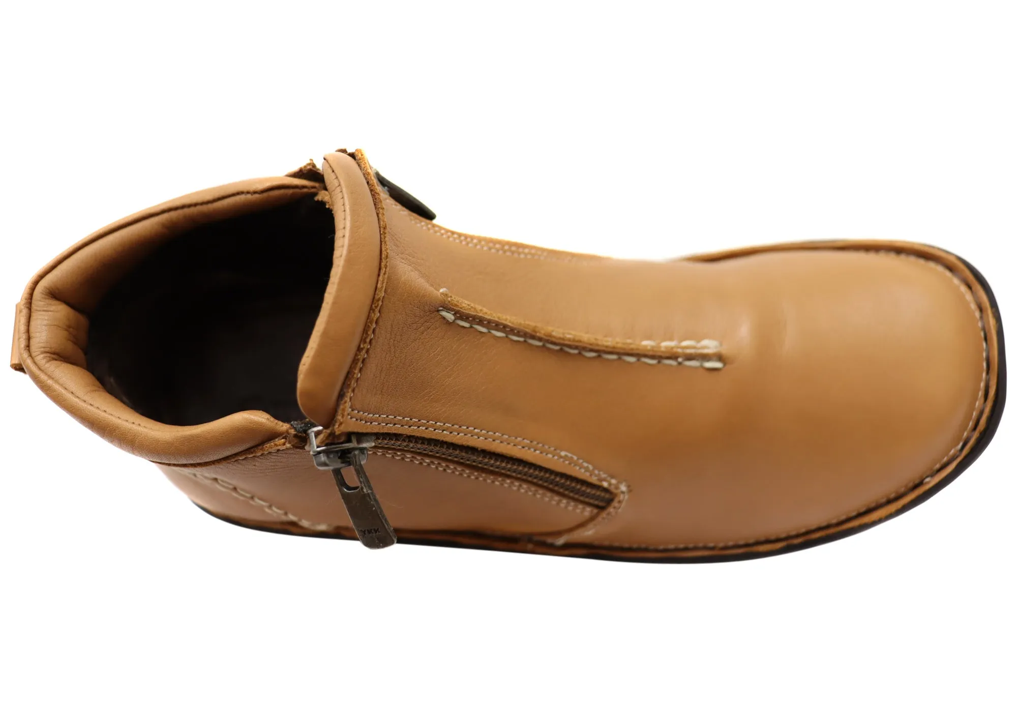 Orizonte Luna Damen Europäische Bequemliche Leder Knöchelstiefel Orizonte Schuhe