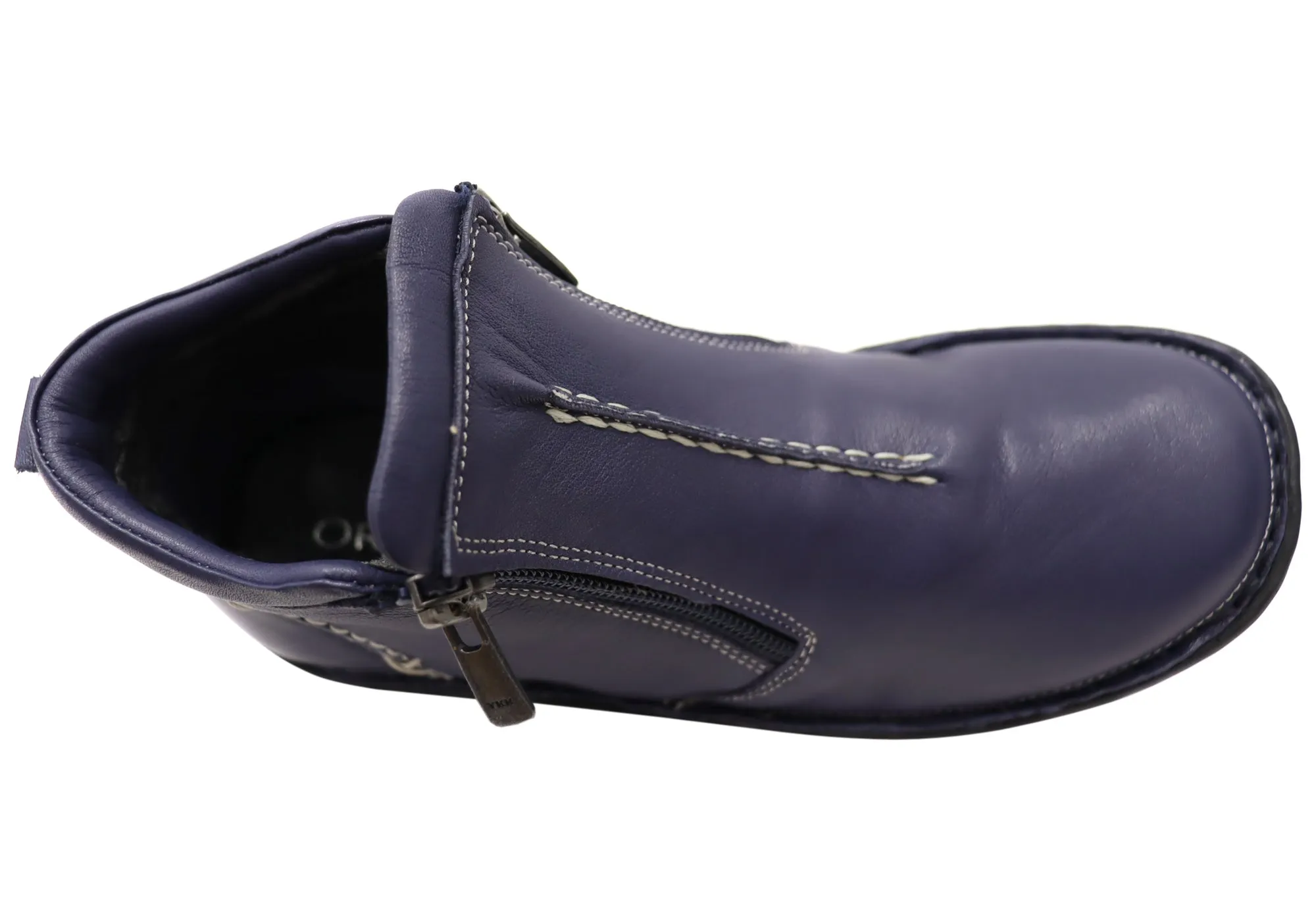 Orizonte Luna Damen Europäische Bequemliche Leder Knöchelstiefel Orizonte Schuhe