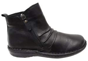 Orizonte Poet Damen Europäische Bequeme Leder Knöchelstiefel Orizonte Schuhe