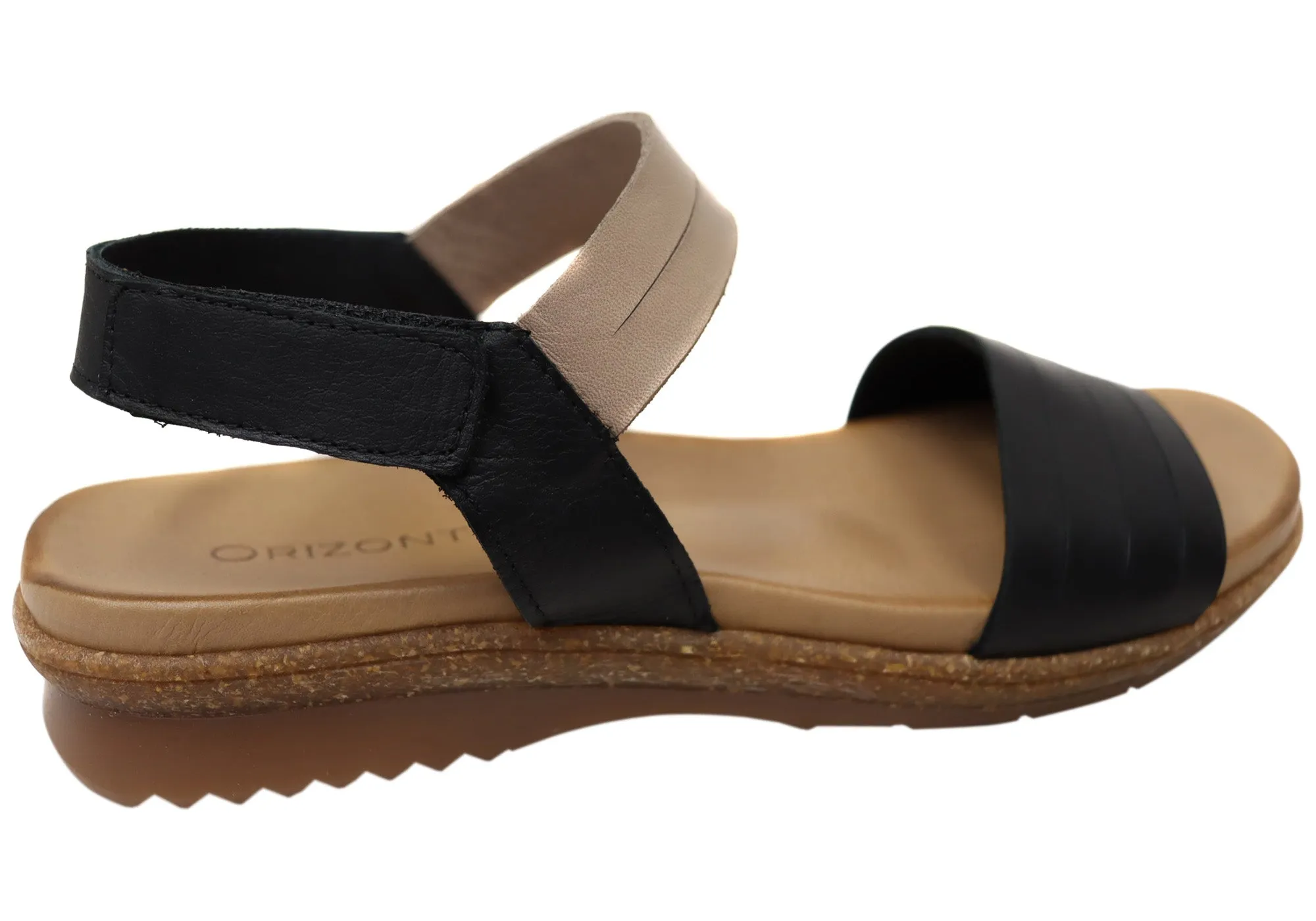 Orizonte Toukley Damen Bequeme Europäische Ledersandalen Orizonte Schuhe