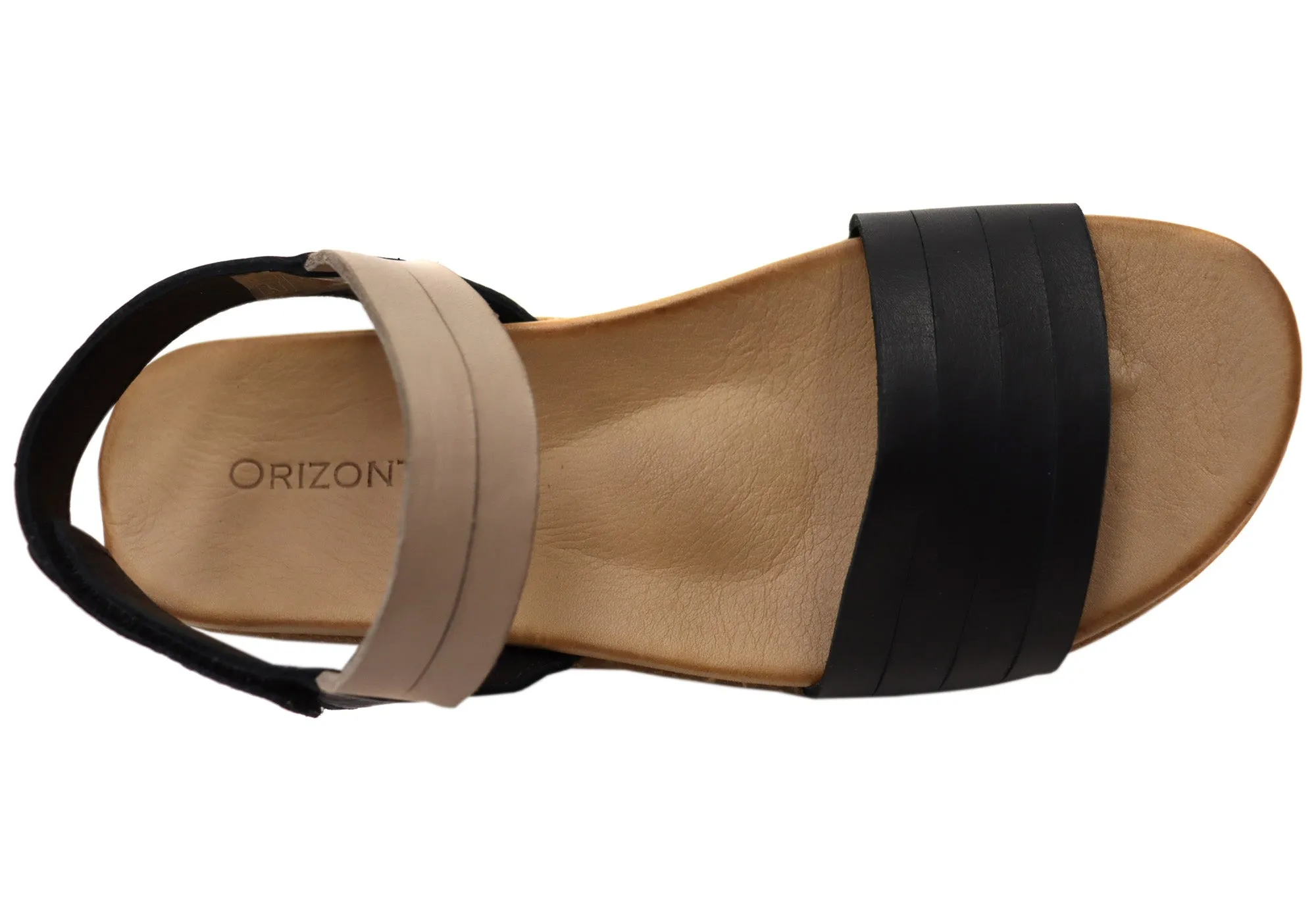 Orizonte Toukley Damen Bequeme Europäische Ledersandalen Orizonte Schuhe