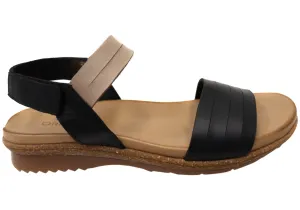 Orizonte Toukley Damen Bequeme Europäische Ledersandalen Orizonte Schuhe