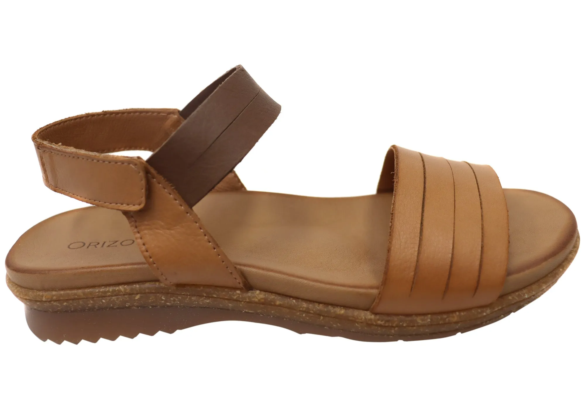 Orizonte Toukley Damen Bequeme Europäische Ledersandalen Orizonte Schuhe