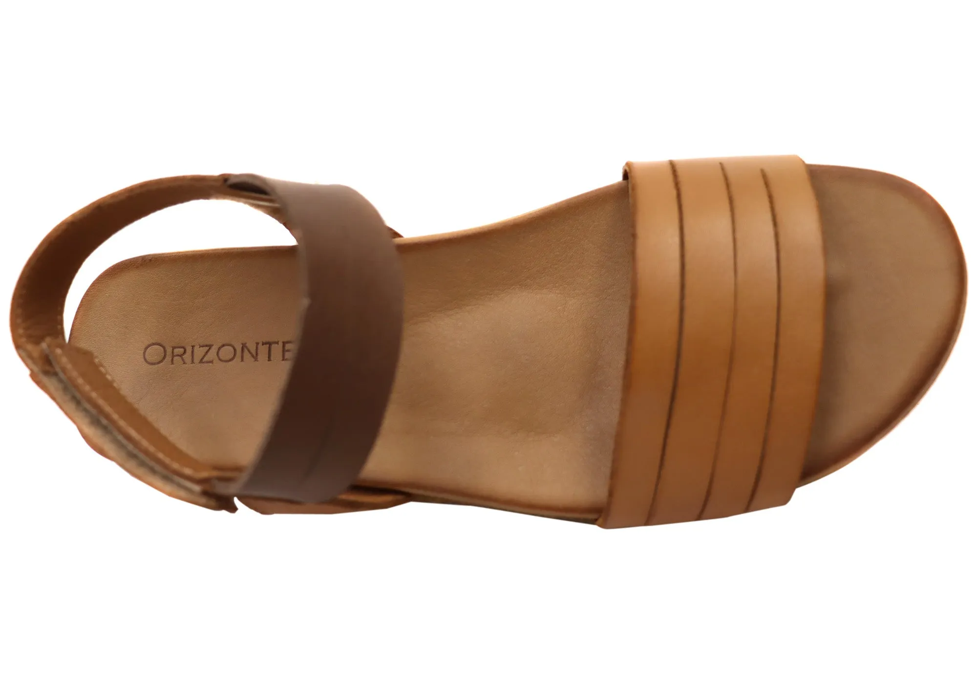 Orizonte Toukley Damen Bequeme Europäische Ledersandalen Orizonte Schuhe