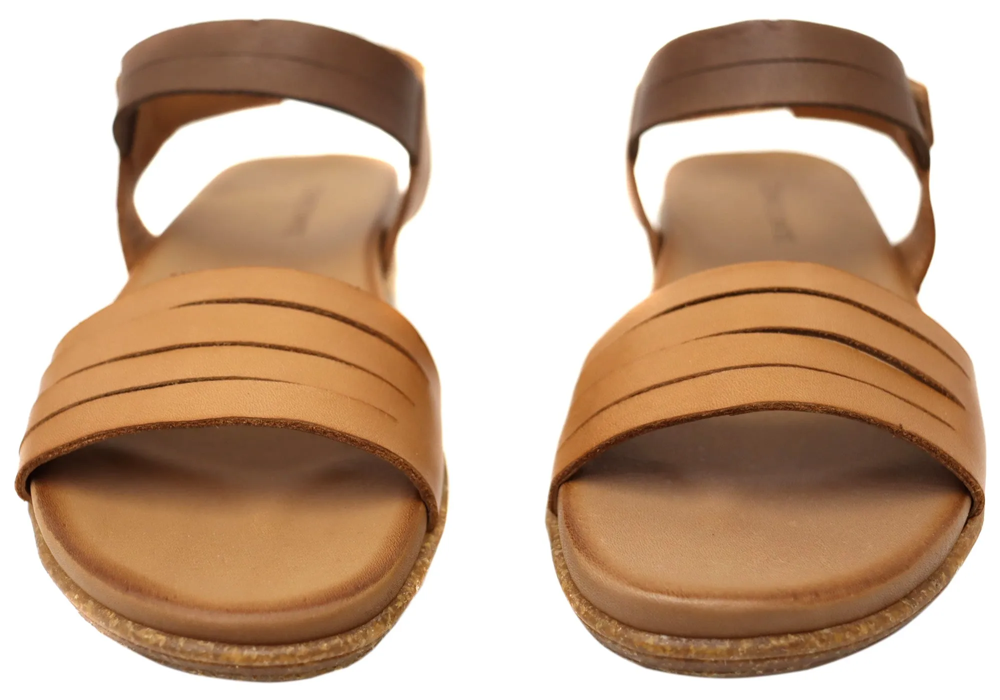 Orizonte Toukley Damen Bequeme Europäische Ledersandalen Orizonte Schuhe