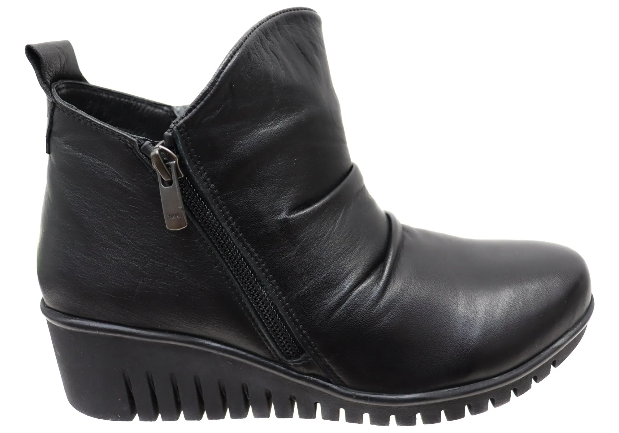 Orizonte Zayna Damen Europäische Bequeme Leder Knöchelstiefel Orizonte Schuhe