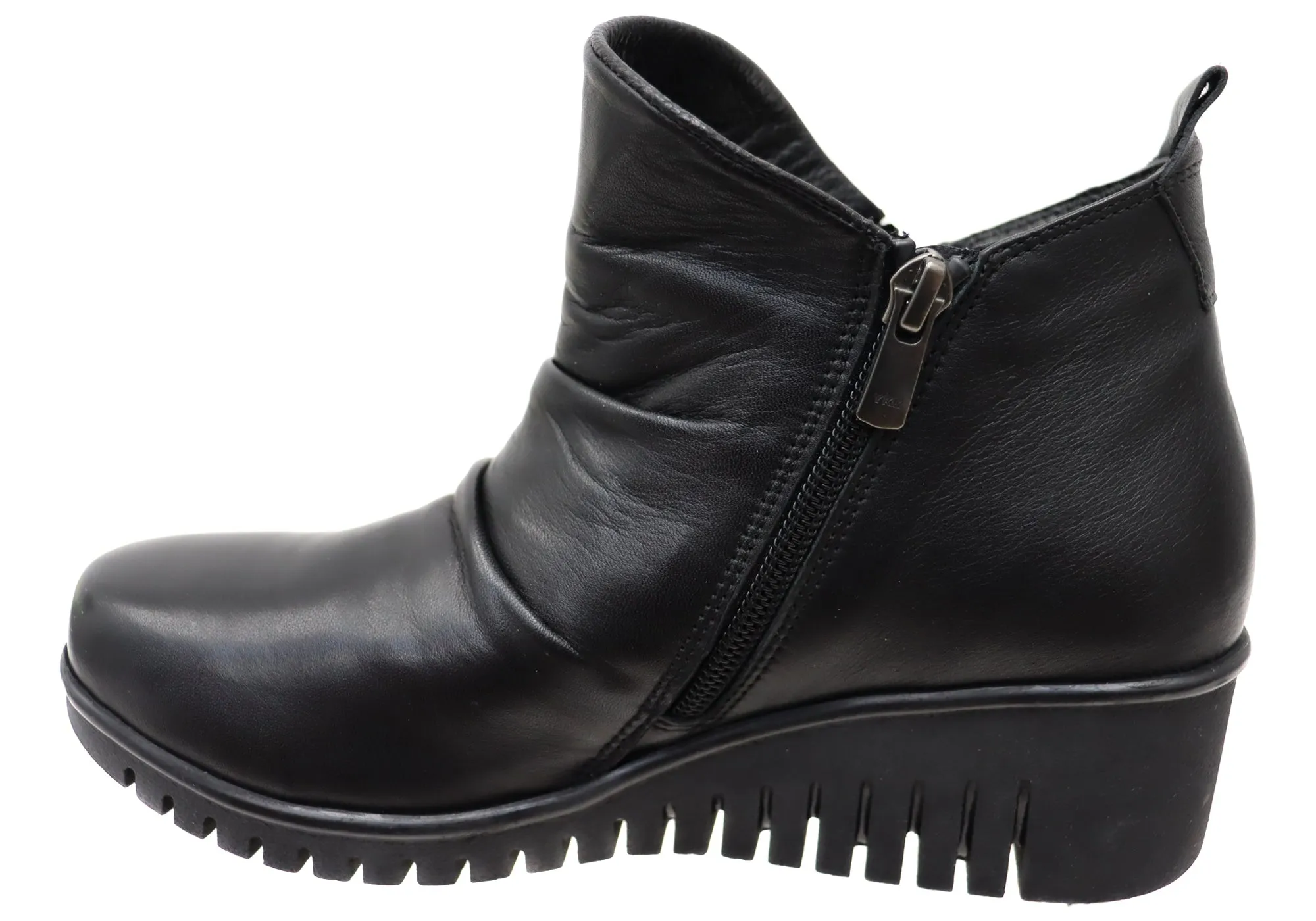 Orizonte Zayna Damen Europäische Bequeme Leder Knöchelstiefel Orizonte Schuhe