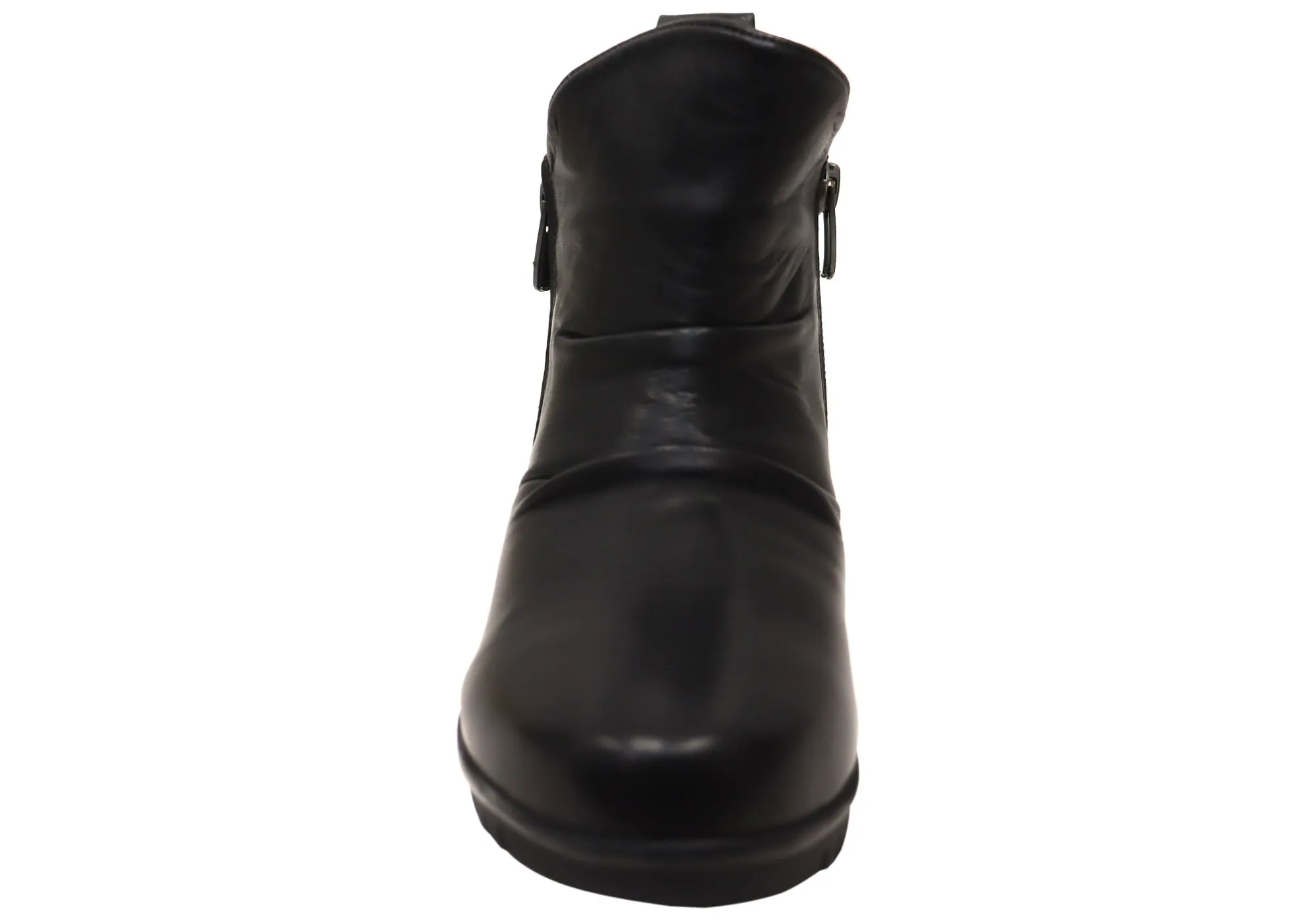Orizonte Zayna Damen Europäische Bequeme Leder Knöchelstiefel Orizonte Schuhe