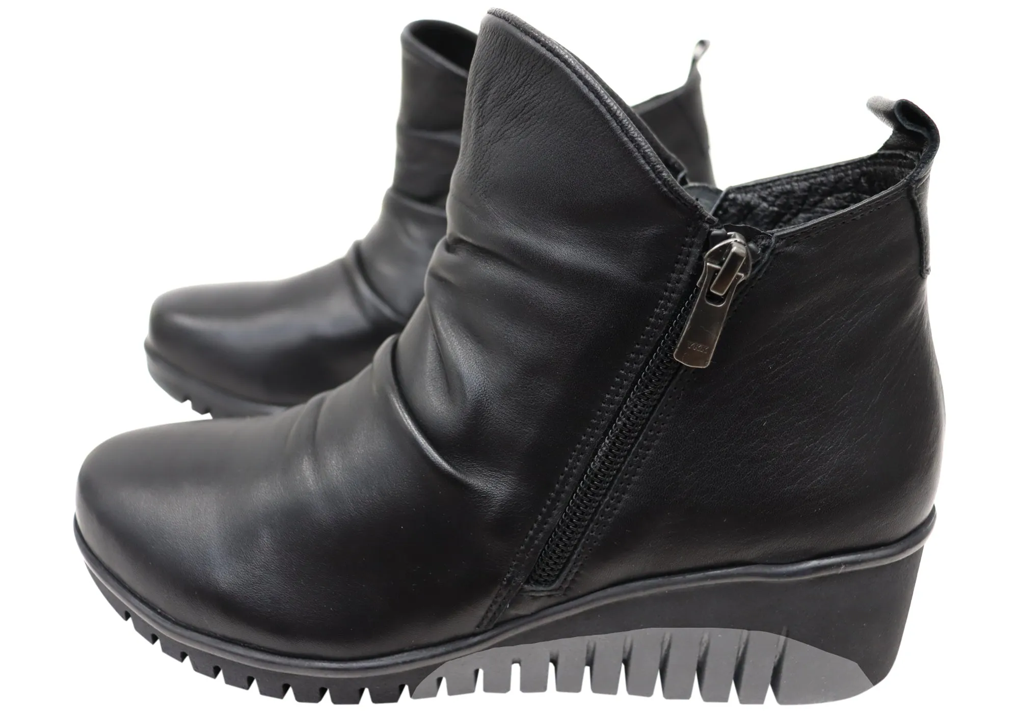 Orizonte Zayna Damen Europäische Bequeme Leder Knöchelstiefel Orizonte Schuhe