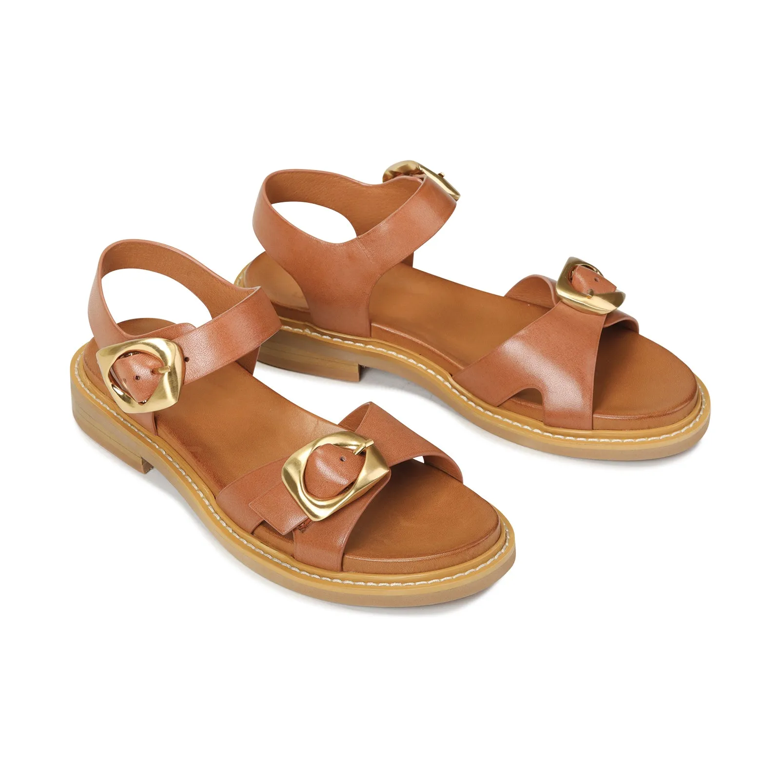 ELEGANTE LEDERSANDALEN