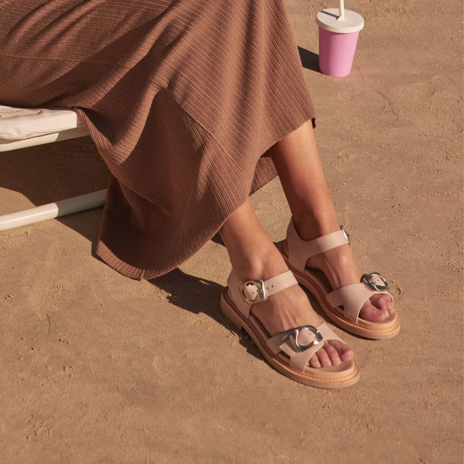 ELEGANTE LEDERSANDALEN