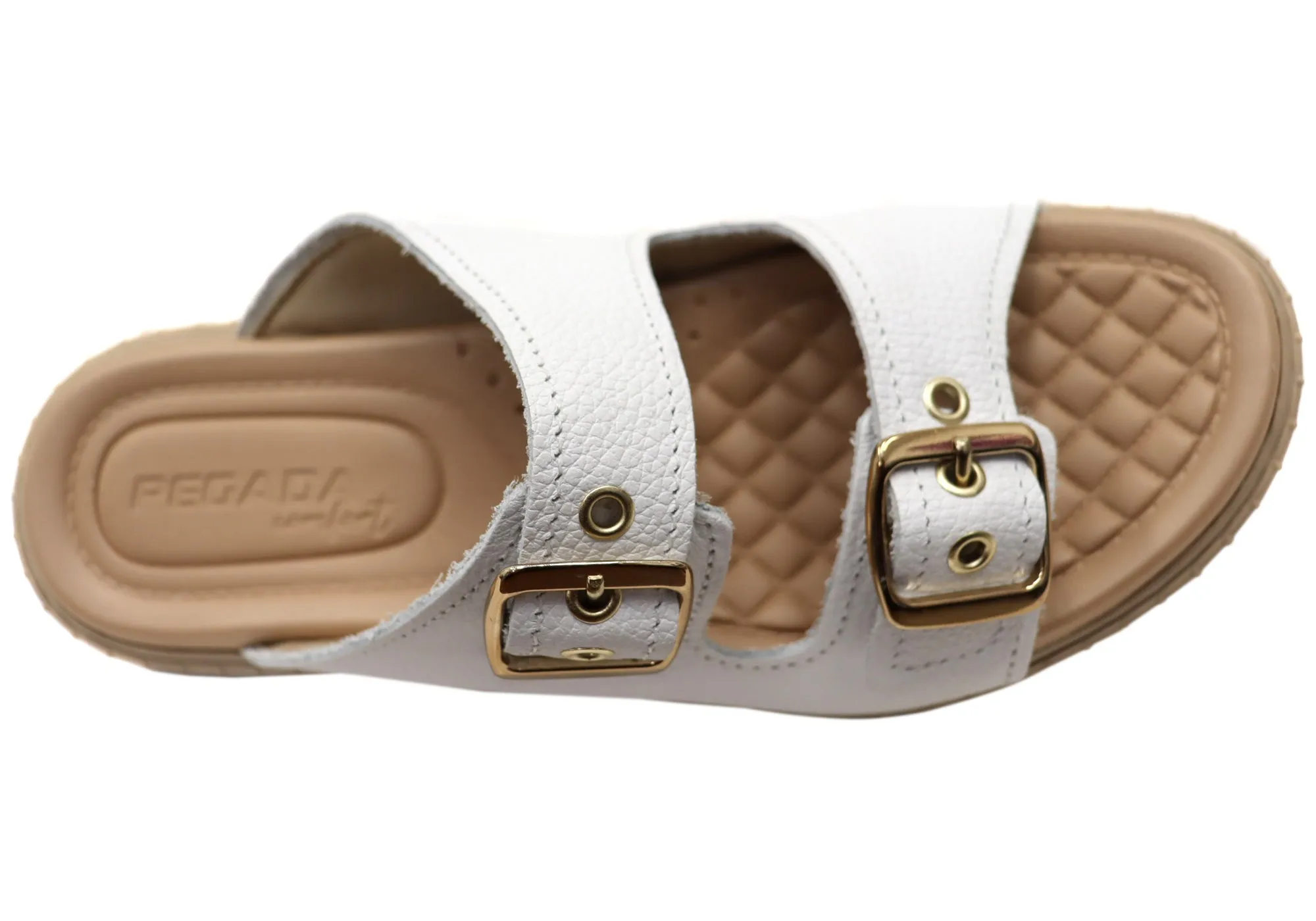 Pegada Arlineda Damen Bequeme Brasilianische Lederschlappen Sandalen Pegada Schuhe