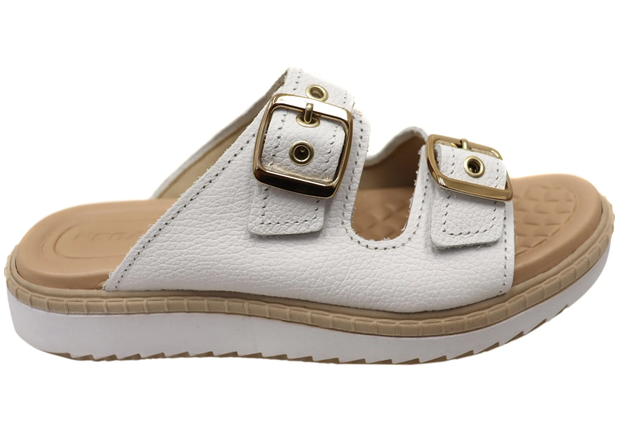 Pegada Arlineda Damen Bequeme Brasilianische Lederschlappen Sandalen Pegada Schuhe