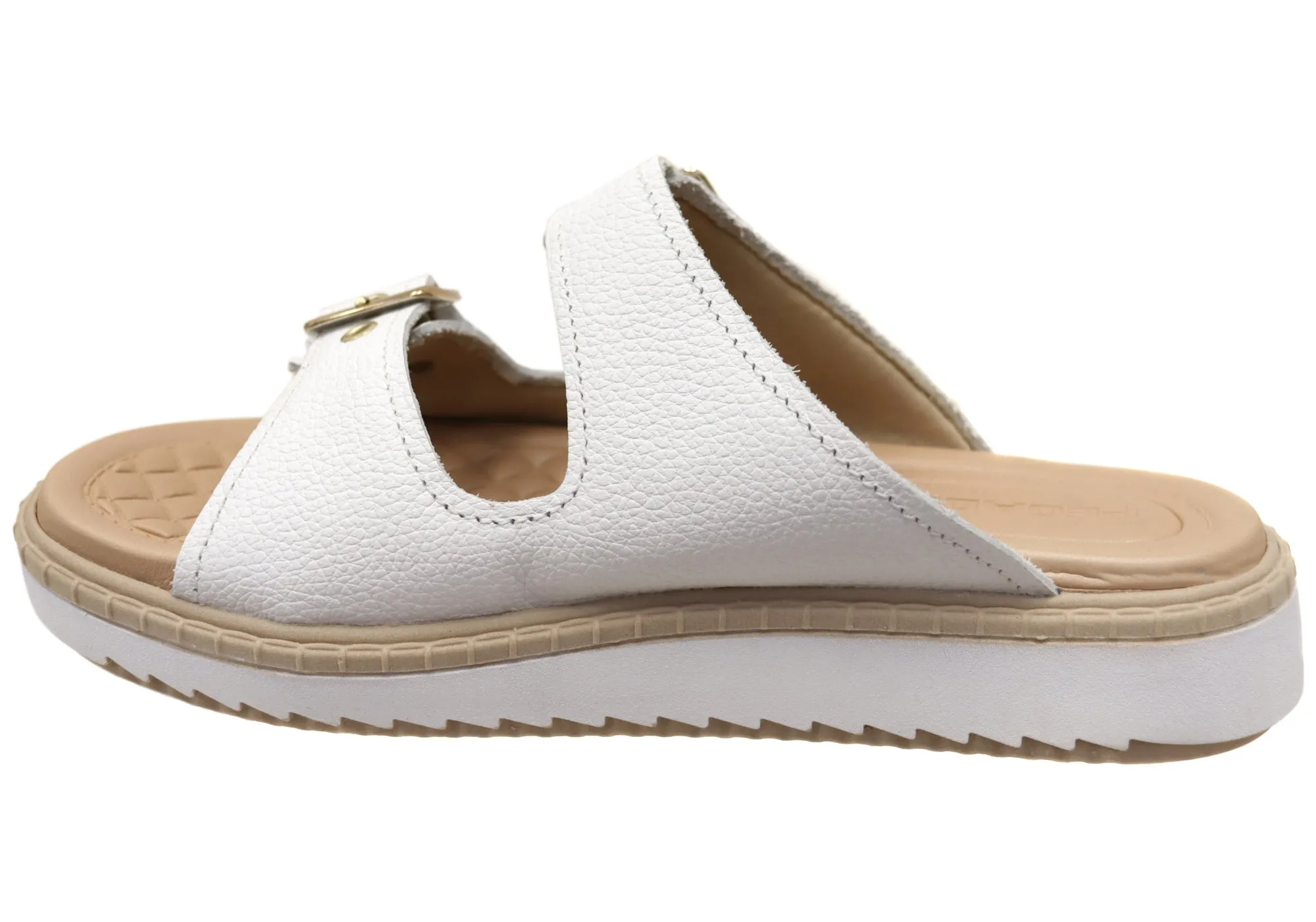 Pegada Arlineda Damen Bequeme Brasilianische Lederschlappen Sandalen Pegada Schuhe