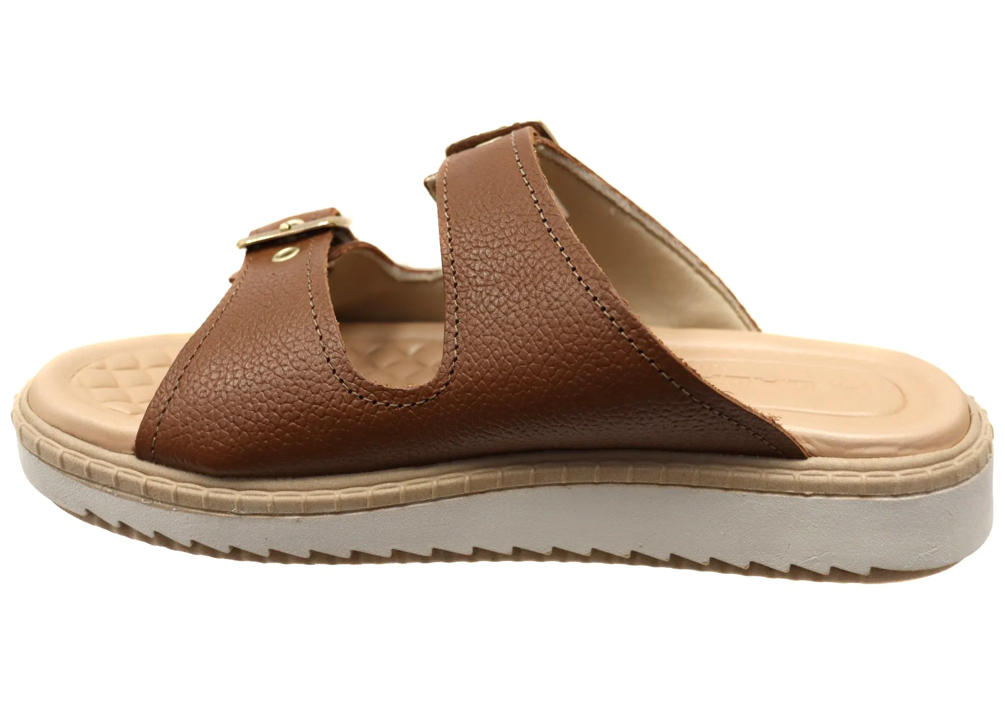 Pegada Arlineda Damen Bequeme Brasilianische Lederschlappen Sandalen Pegada Schuhe